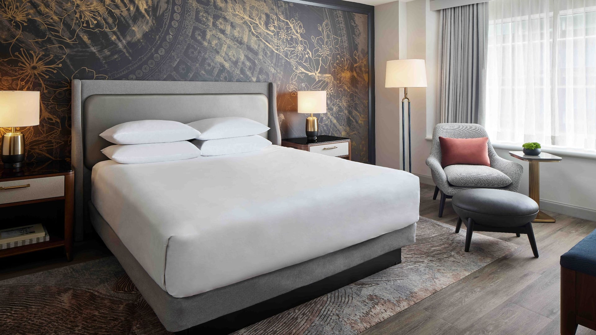 2 of 3 Grand Hyatt Washington Executive King Suite Bedroom