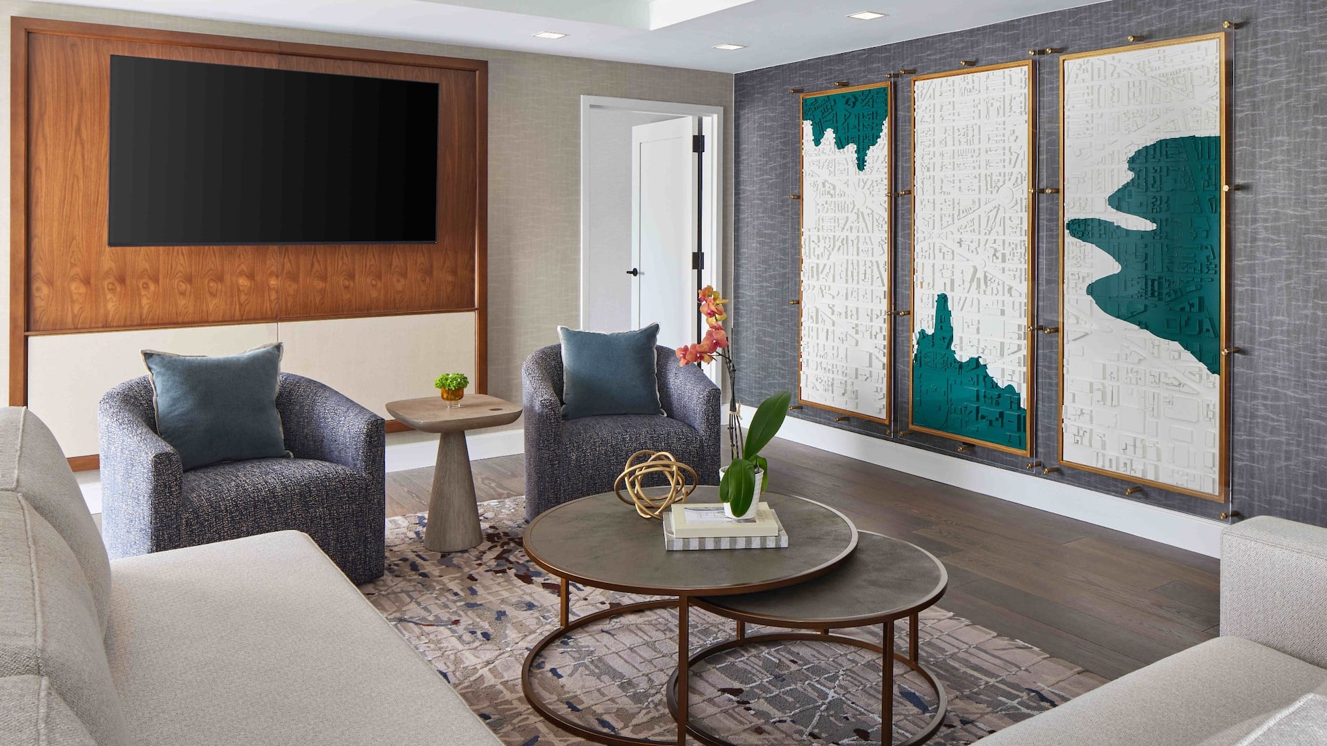Grand Hyatt Washington Presidential Suite Living Room