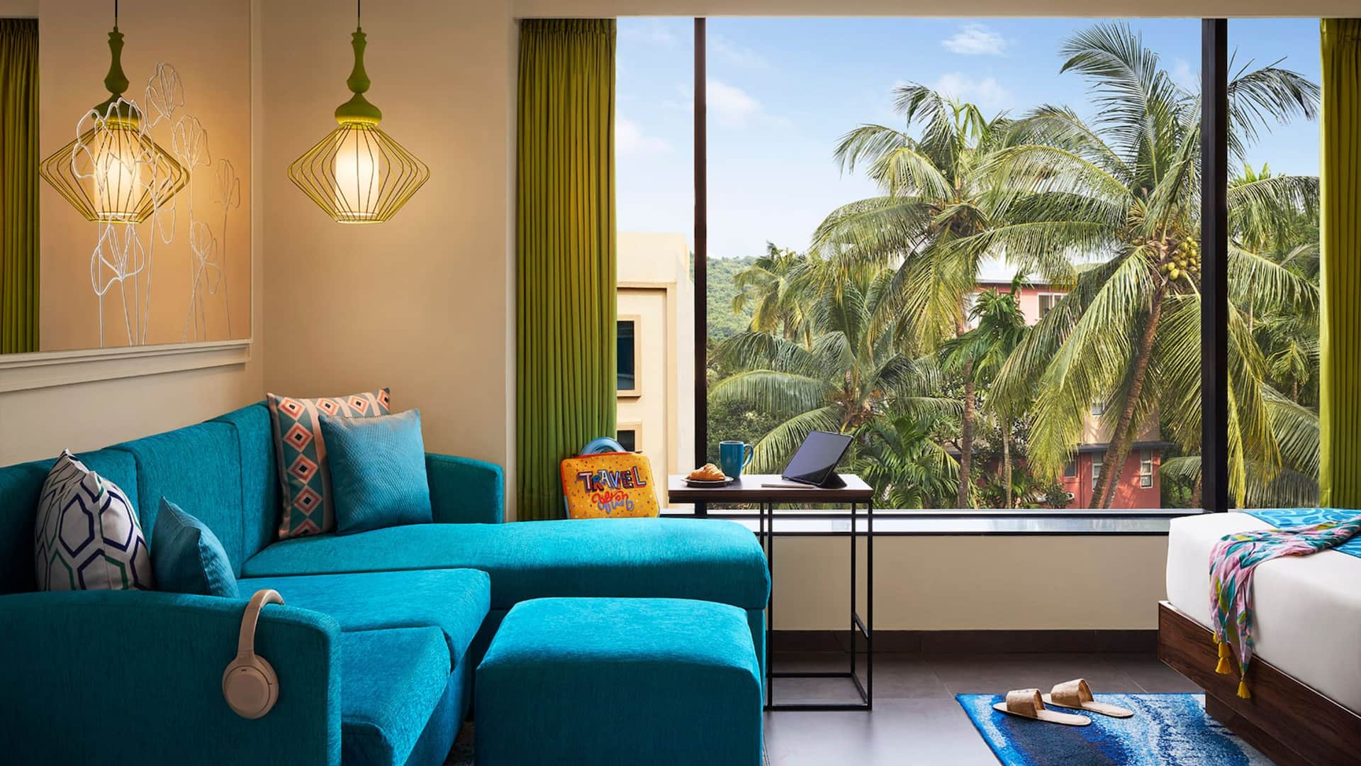 4/5 Hyatt Centric Candolim Goa Twin Guestroom Garden View Sofa Bed