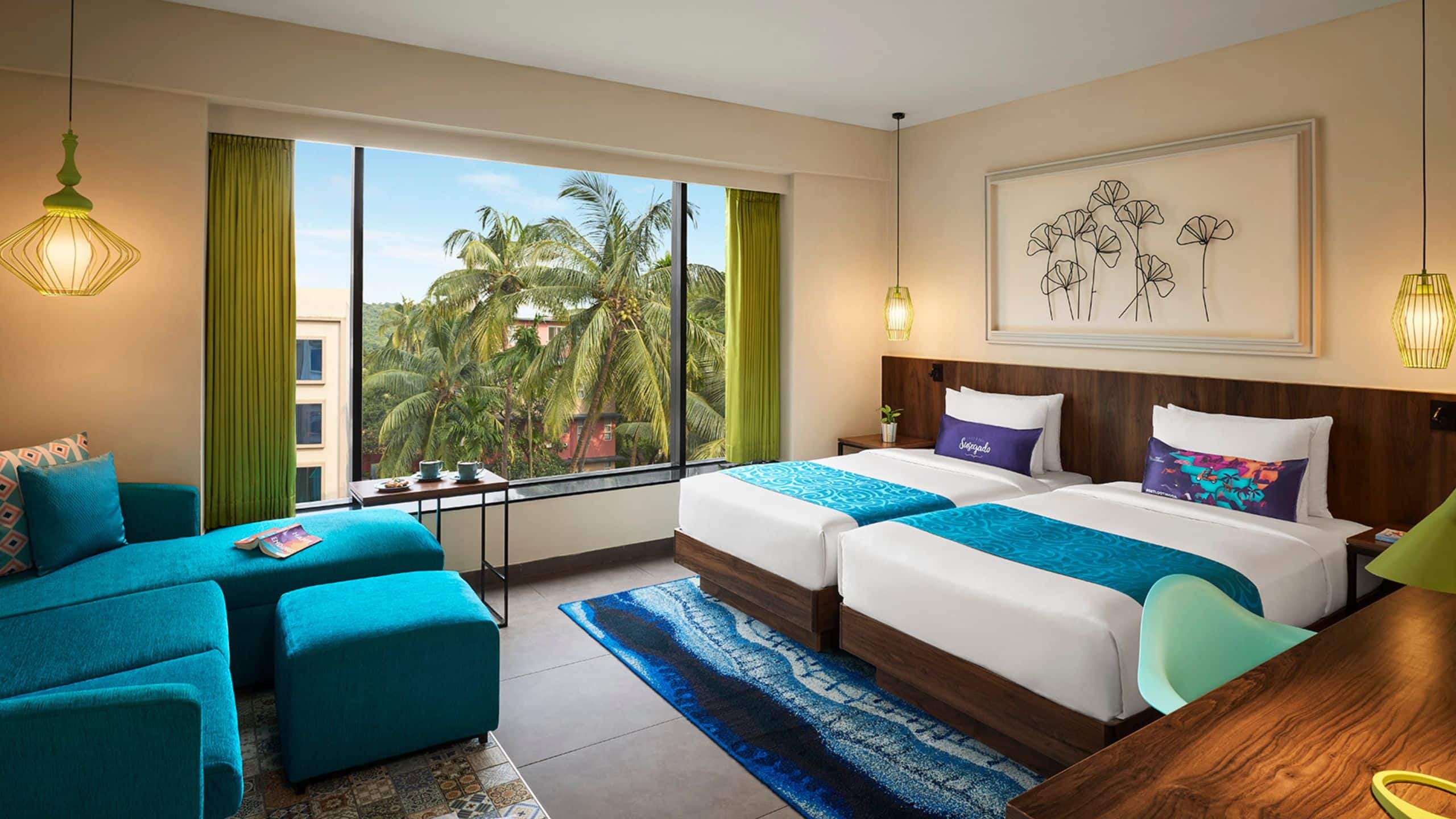 Hyatt Centric Candolim Goa Twin Guestroom Garden View