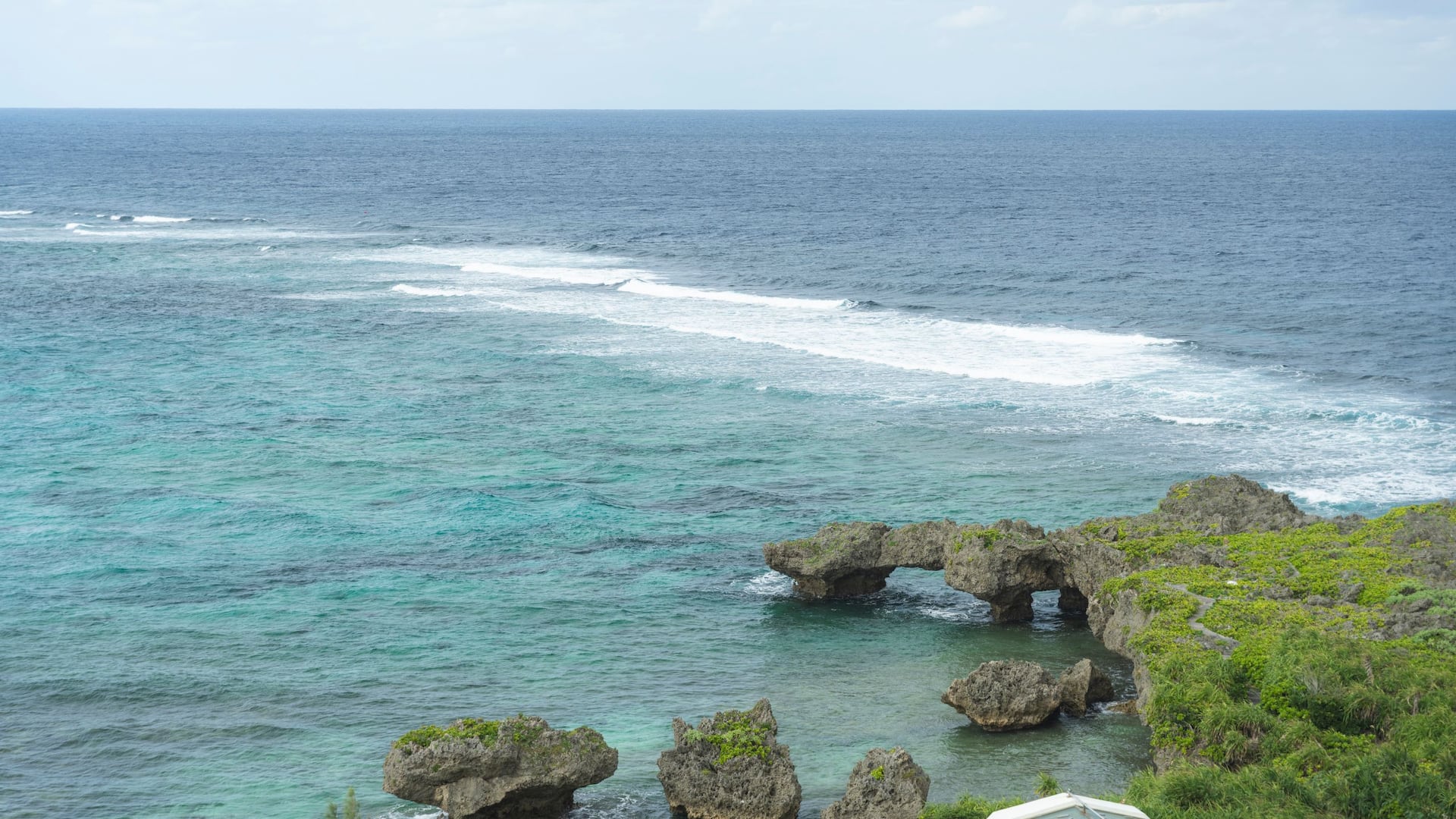 Hyatt Regency Seragaki Island, Okinawa Lagoon Two Twin Beds Balcony View