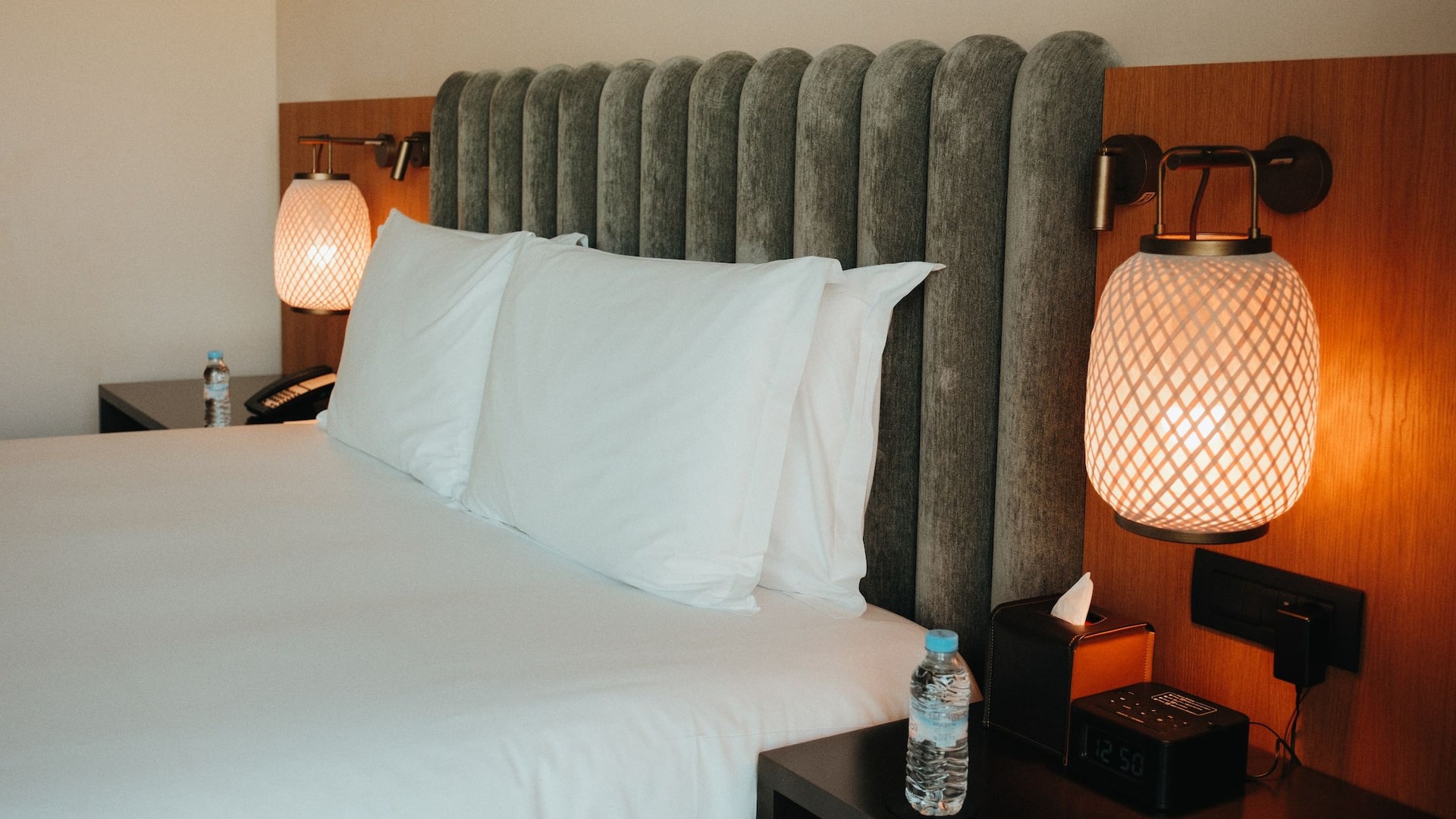 6 of 6 Hyatt Regency Taghazout King Bed Guestroom Headboard Detail