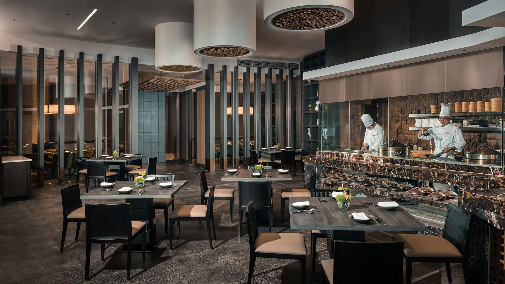 Hyatt on the Bund, Shanghai Xindalu China Kitchen Dining Tables