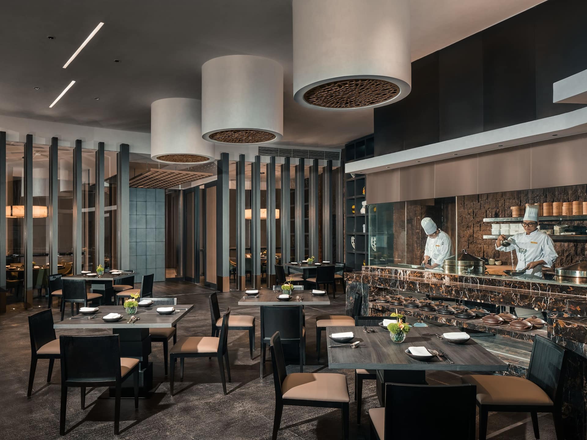 Hyatt on the Bund, Shanghai Xindalu China Kitchen Dining Tables
