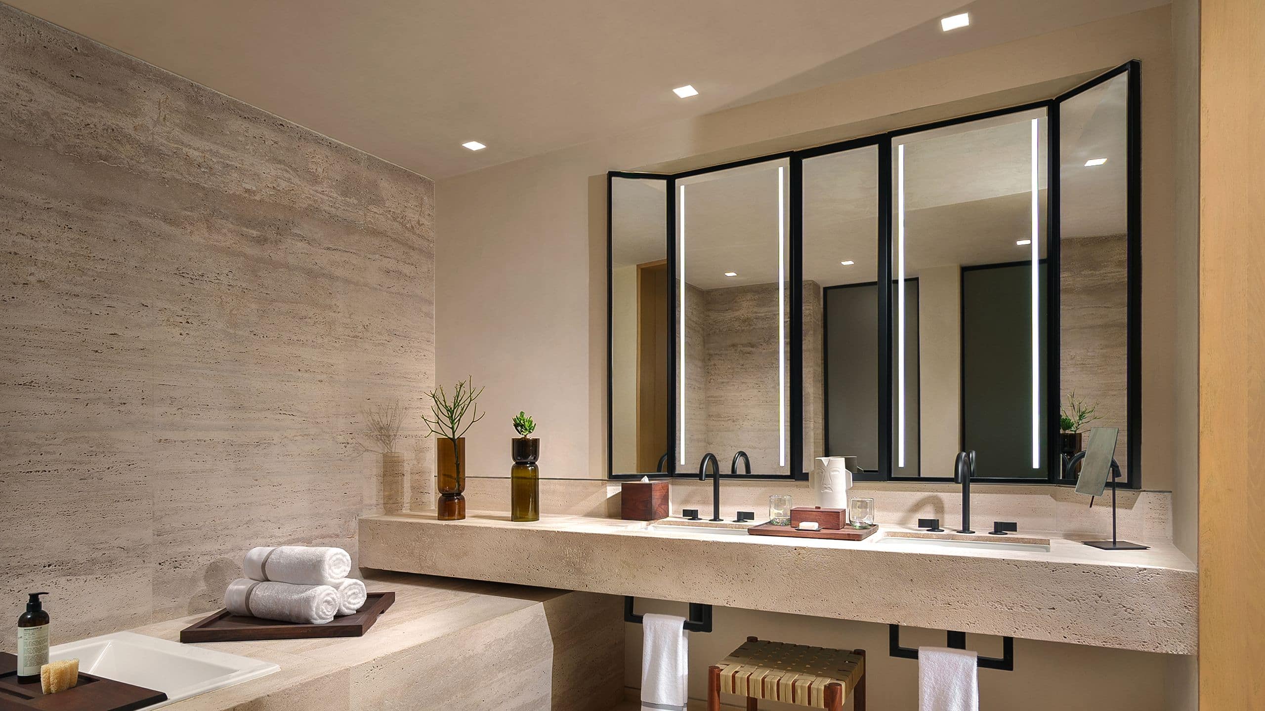 3 of 3 Park Hyatt Los Cabos at Cabo Del Sol Standard Bathroom Double Vanity and Tub