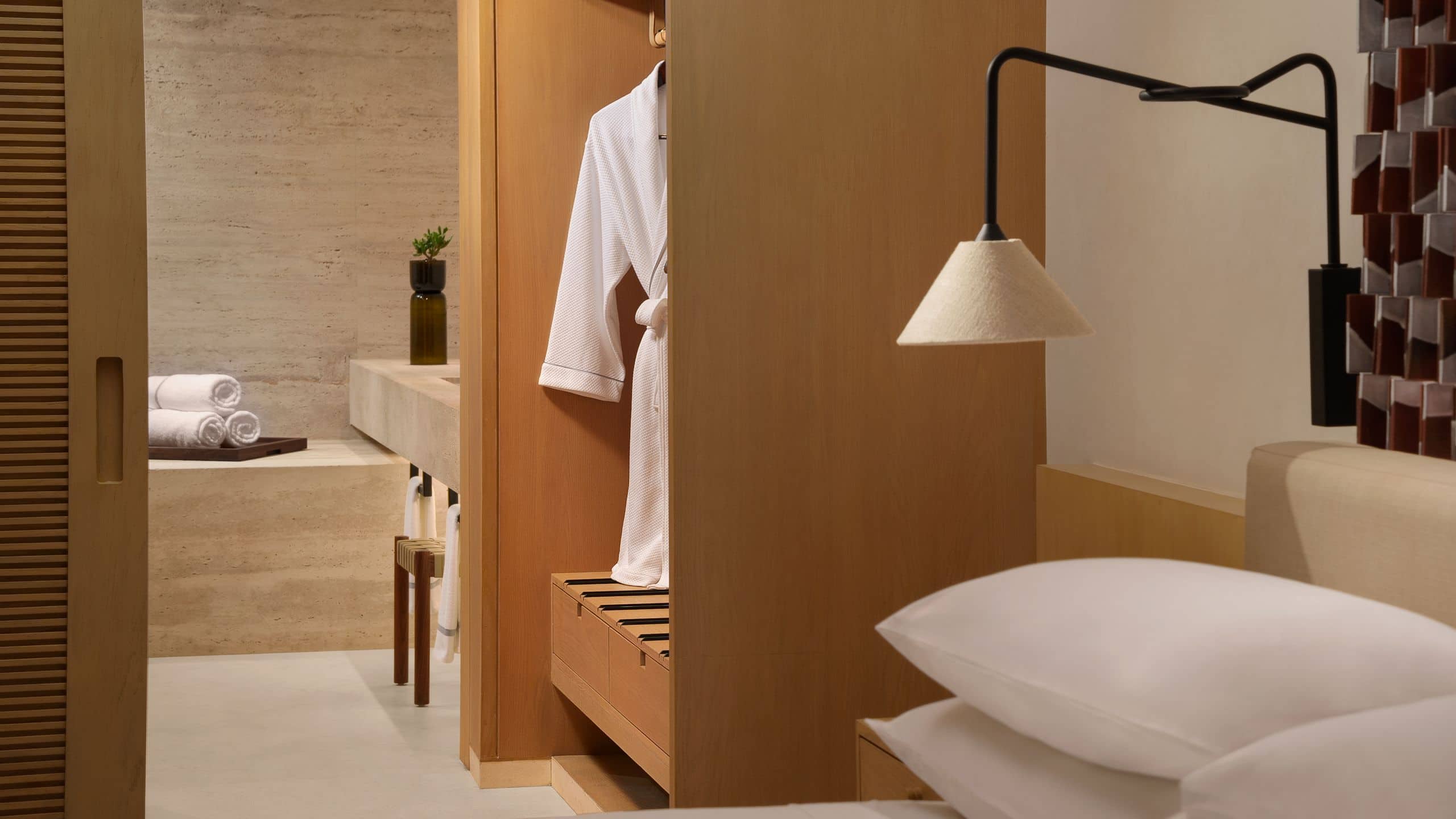 2 of 4 Park Hyatt Los Cabos at Cabo Del Sol Standard King Bedside and Closet Wide
