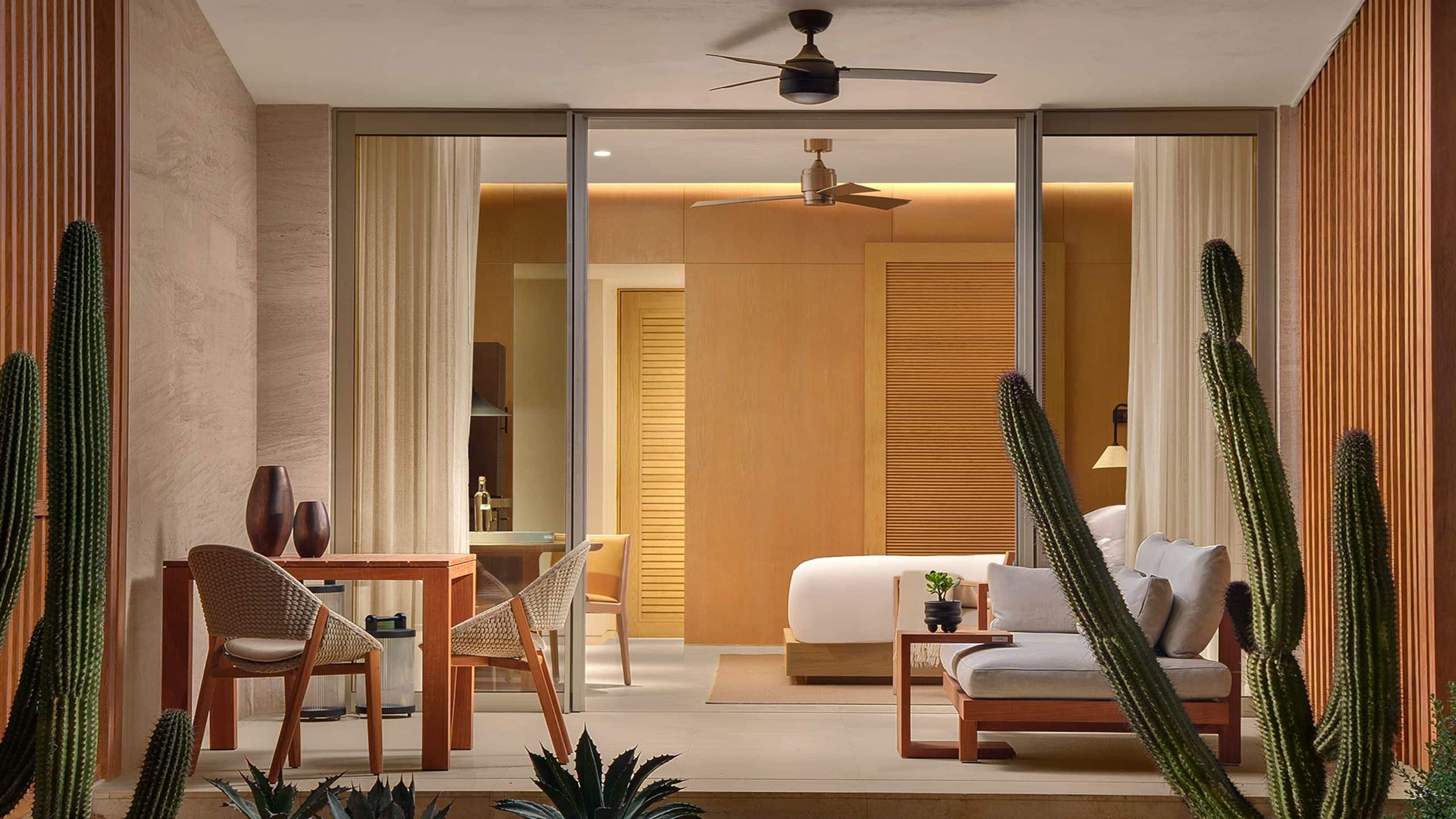 3 of 5 Park Hyatt Los Cabos at Cabo Del Sol Standard Guestroom with Patio Evening View