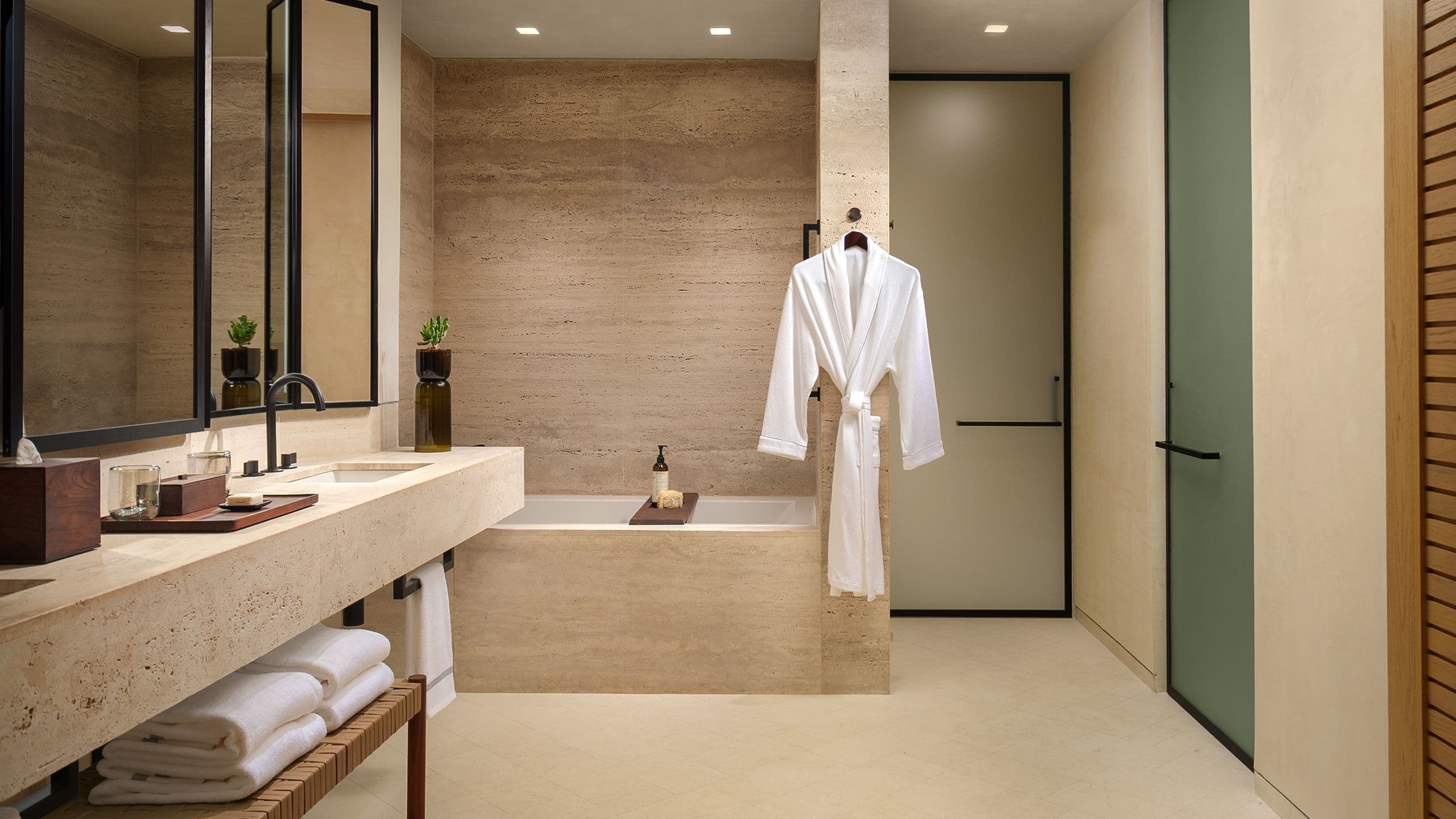 4 of 4 Park Hyatt Los Cabos at Cabo Del Sol Plunge Pool Suite Bathroom Side View Wide