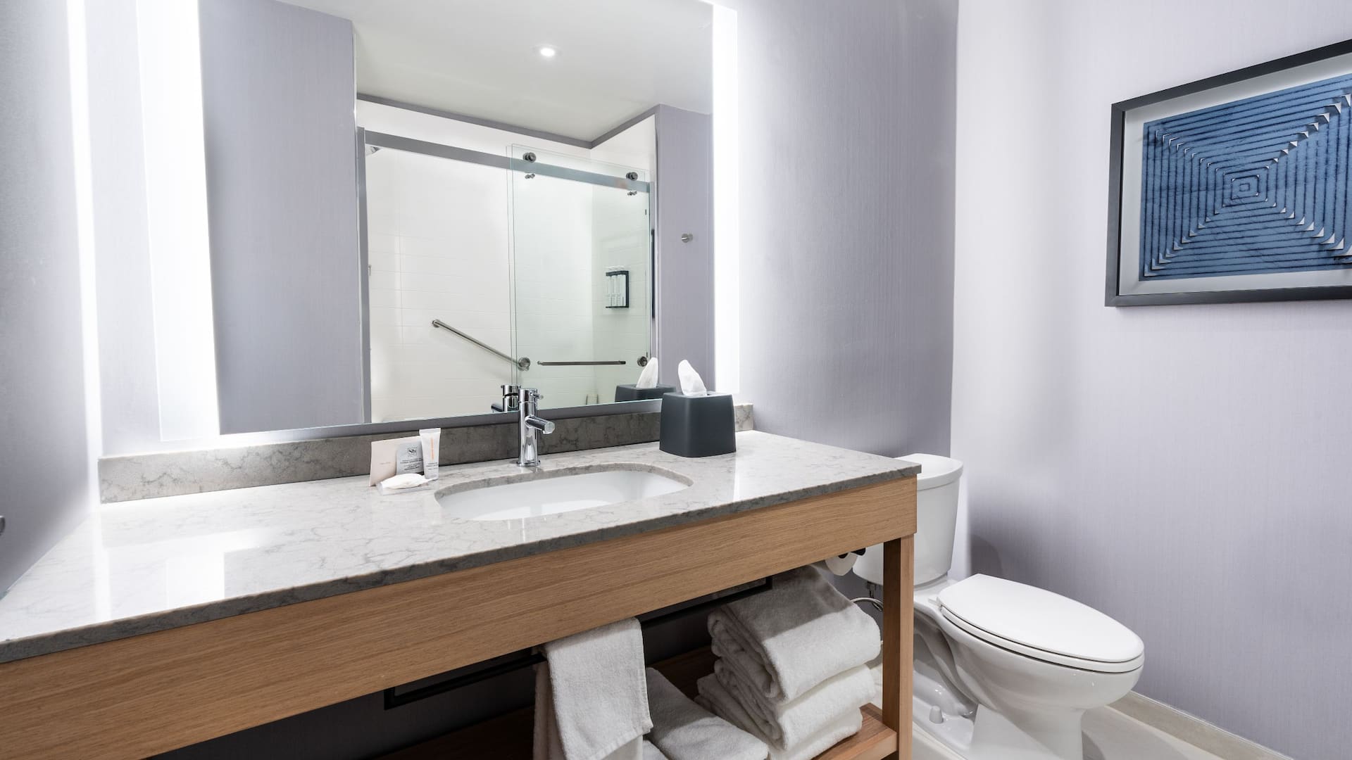 3 of 3 Hyatt Place Eagle Pass King Suite Bathroom