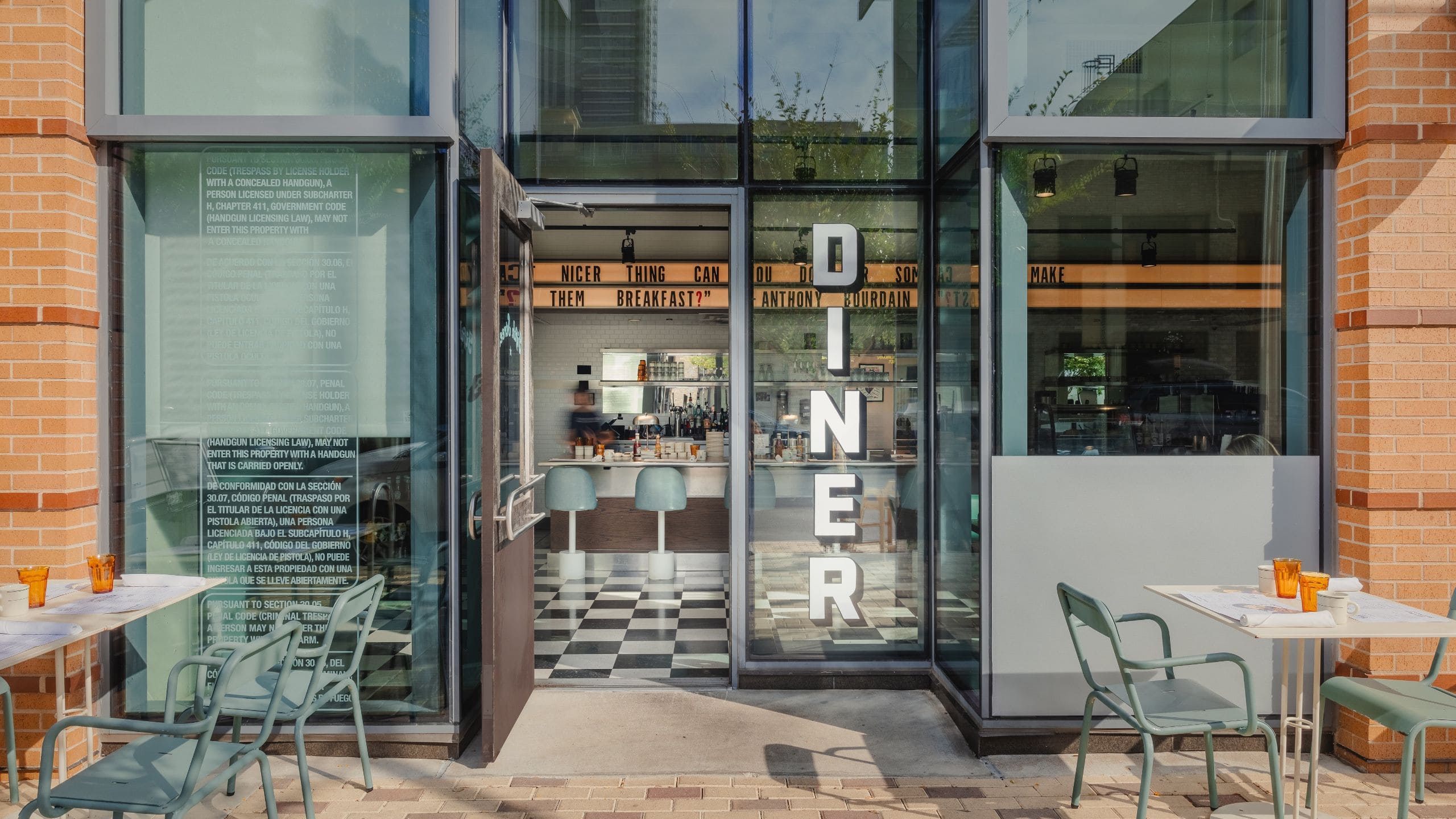 Thompson Austin Fifth Street Diner Entrance