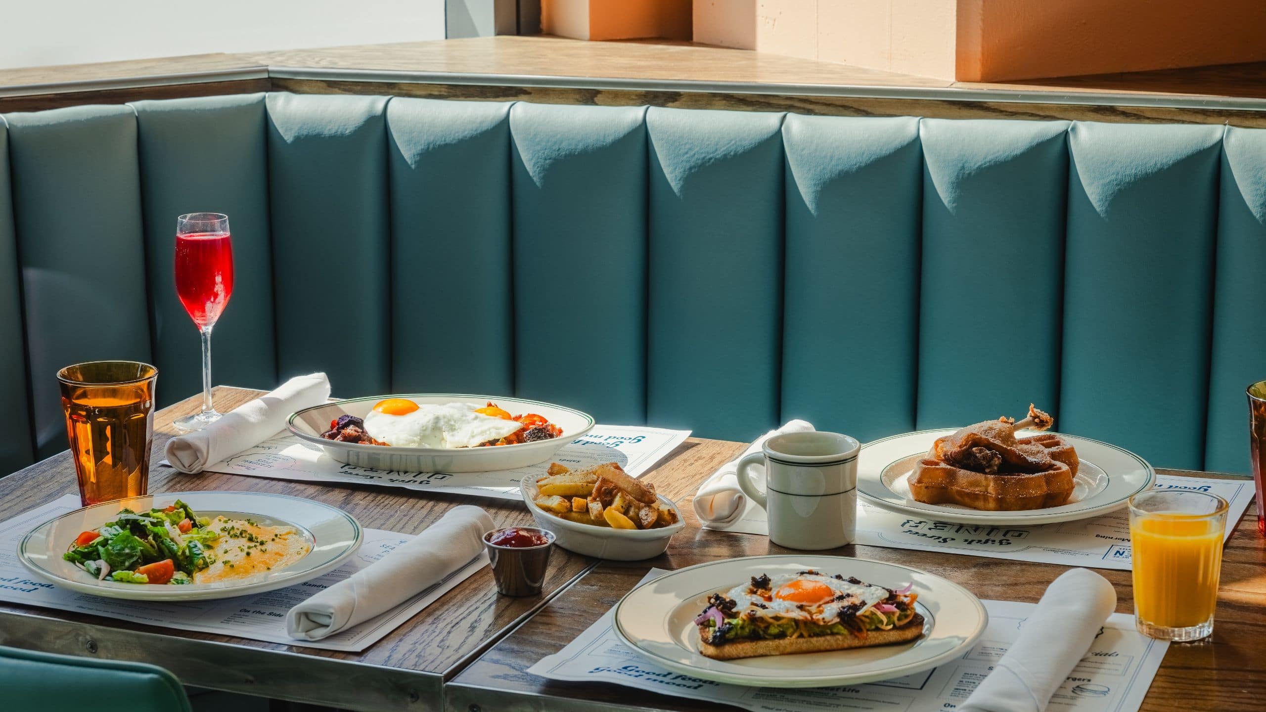 Thompson Austin Fifth Street Diner Table Of Food