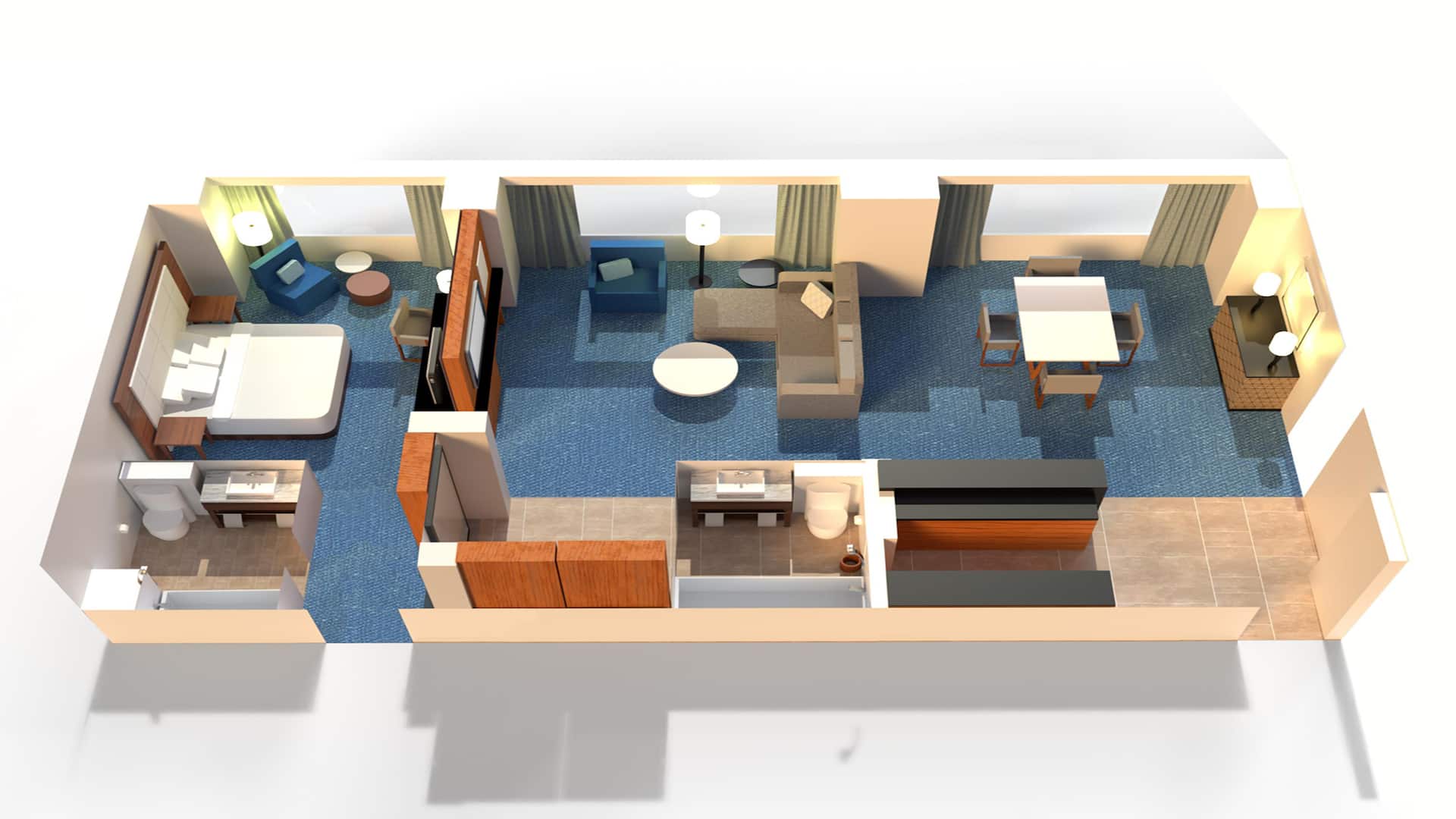 2 de 2 Grand Hyatt San Antonio River Walk Fiesta Suite
