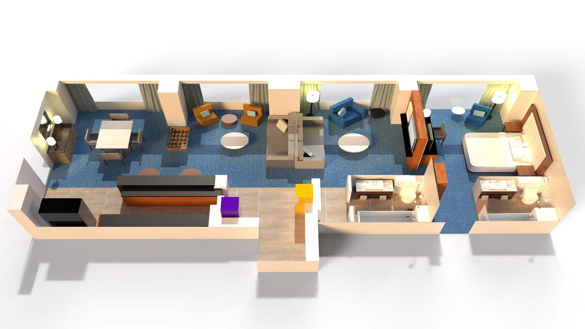 2 de 3 Grand Hyatt San Antonio River Walk Gamer Suite