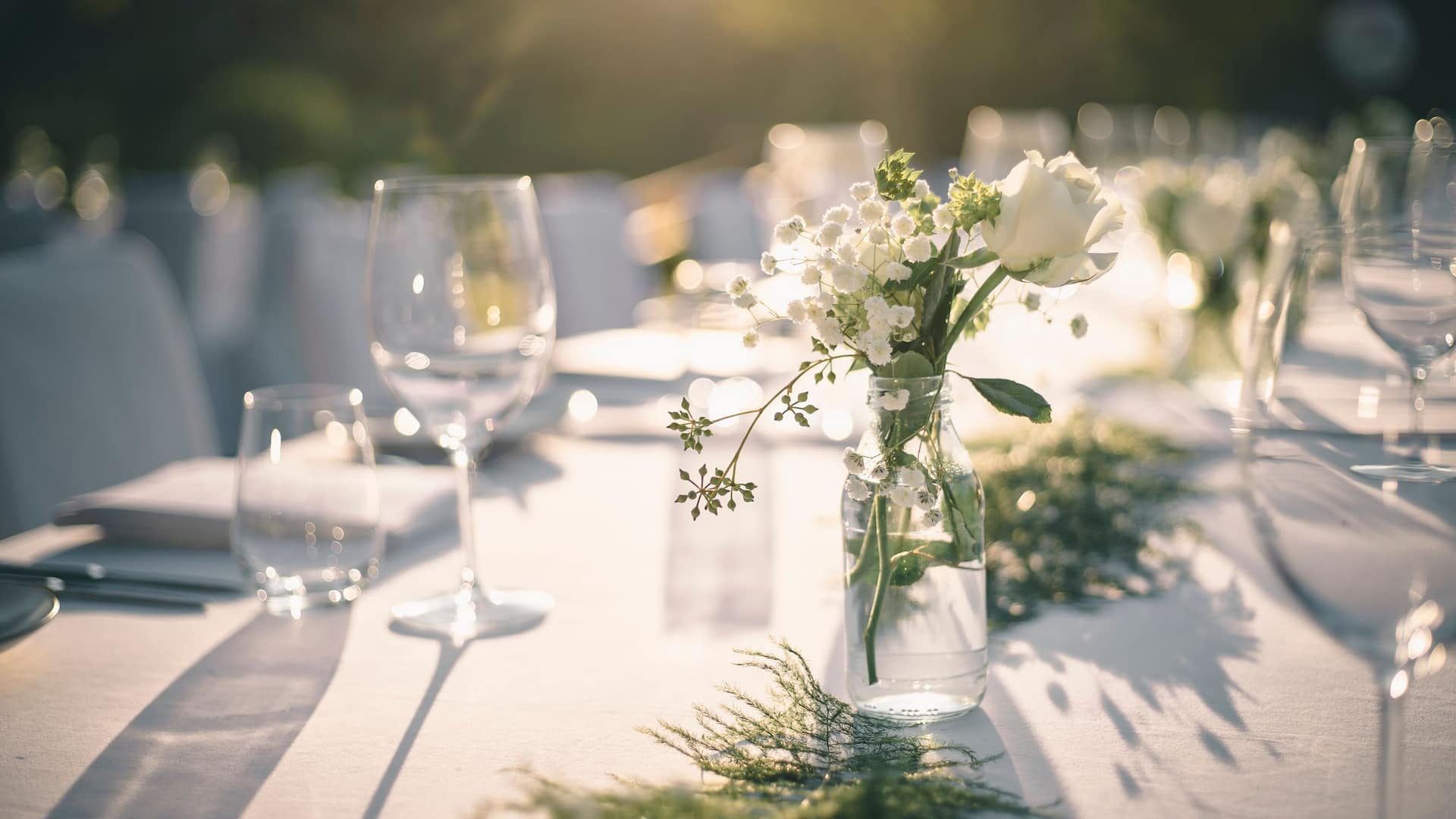 Wedding Table Setup
