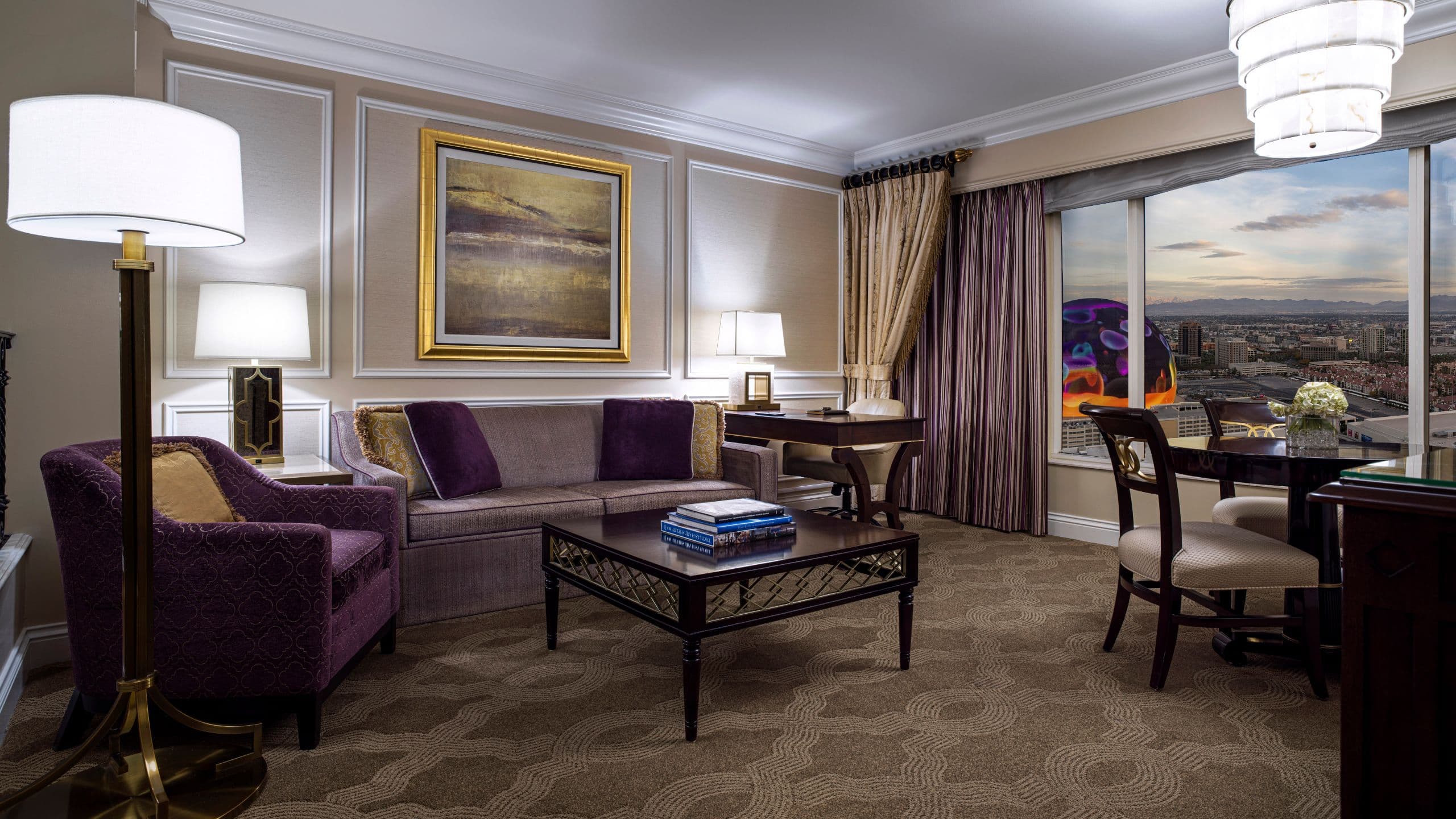 The Venetian Luxury King Living Sphere View