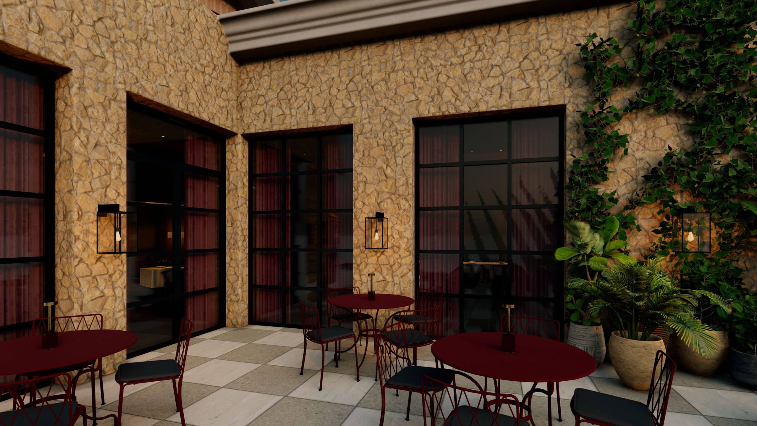 Hyatt Centric Querétaro Speakeasy Patio