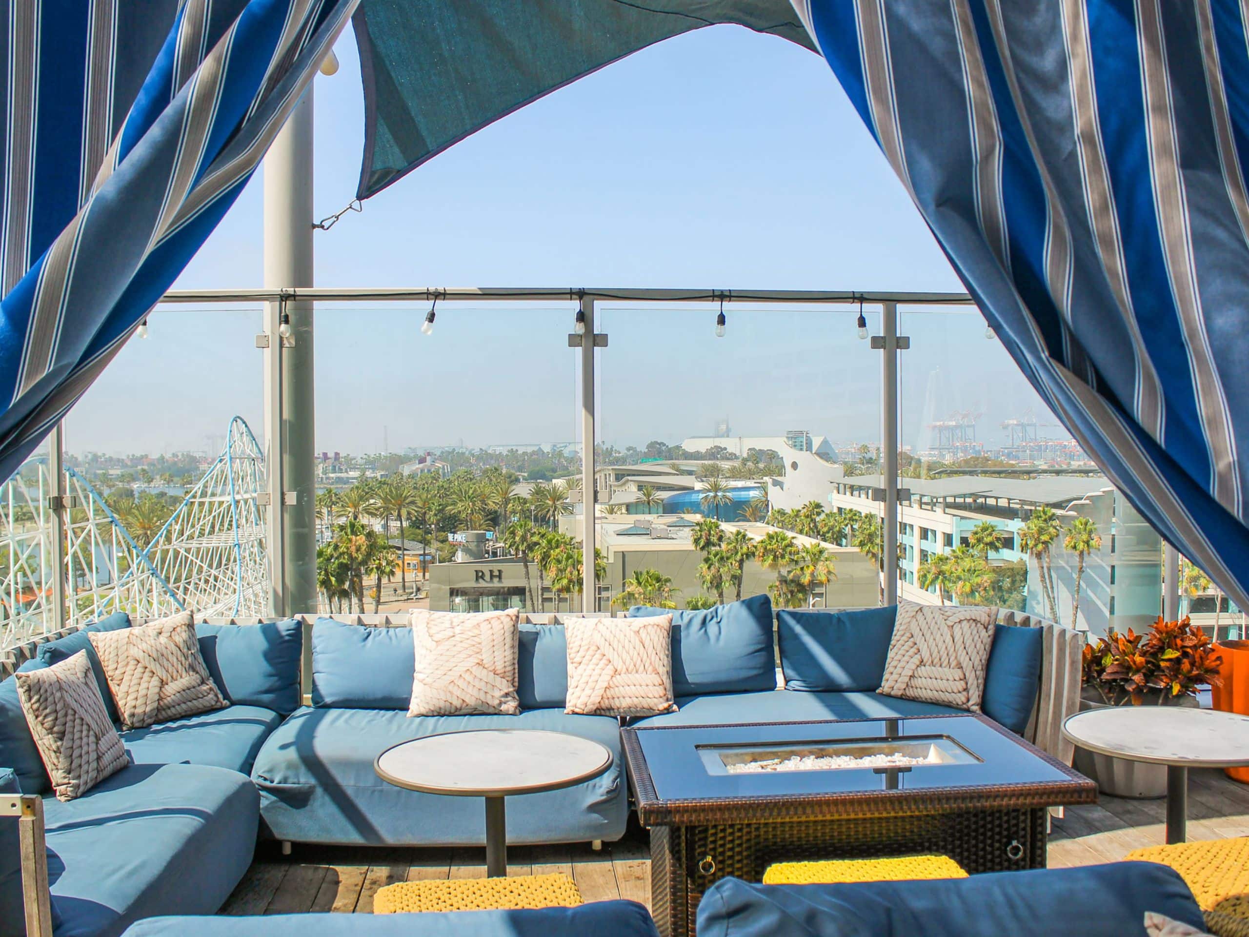 Hyatt Centric The Pike Long Beach Rooftop Sectional Corner