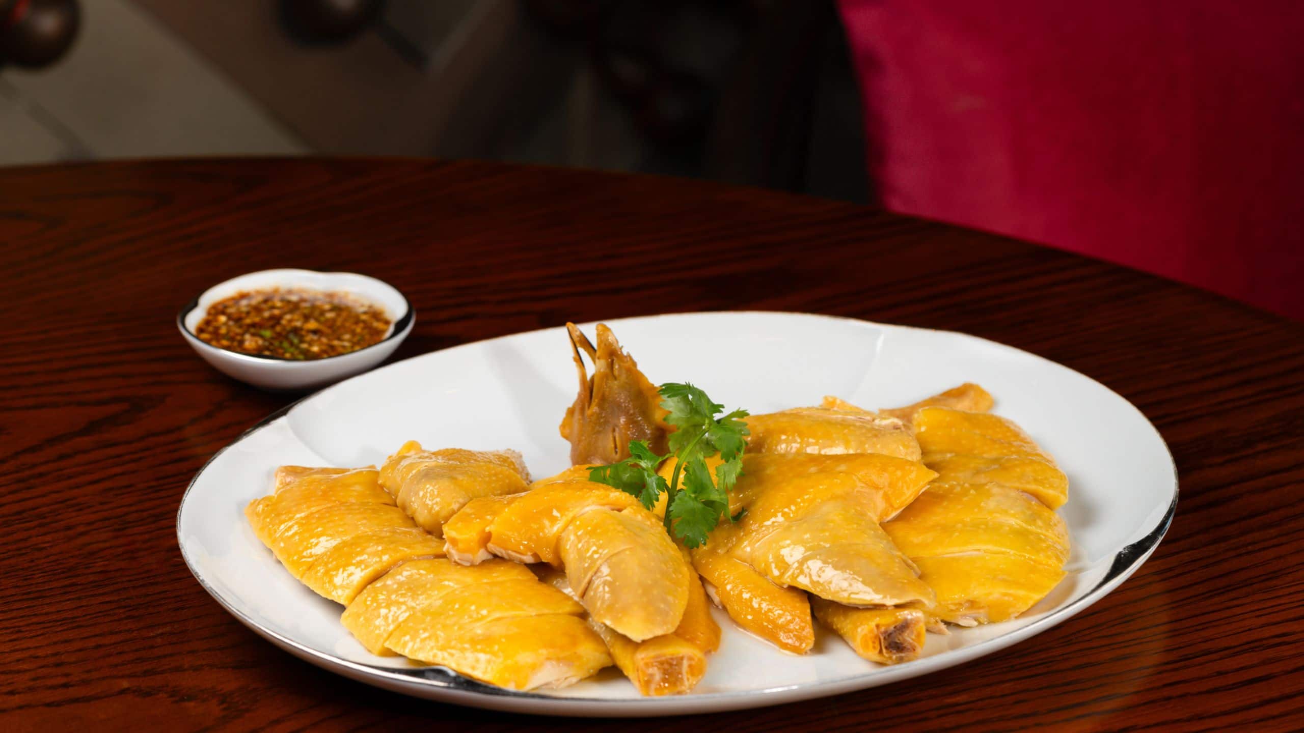 Park Hyatt Guangzhou Poached Zhanjiang Chicken Sha Jiang Dip