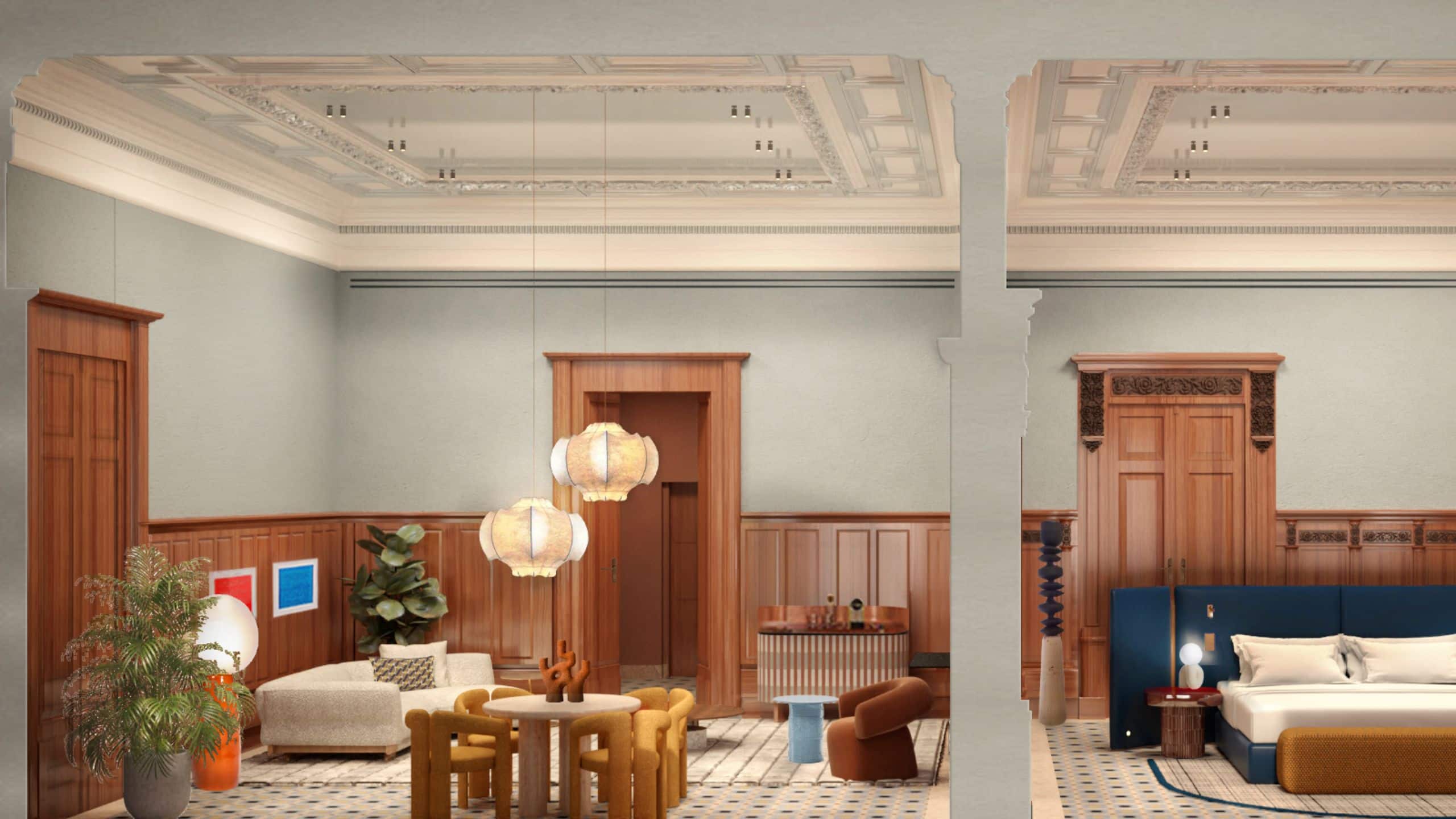 Andaz Lisbon Presidential Section Living Bedroom