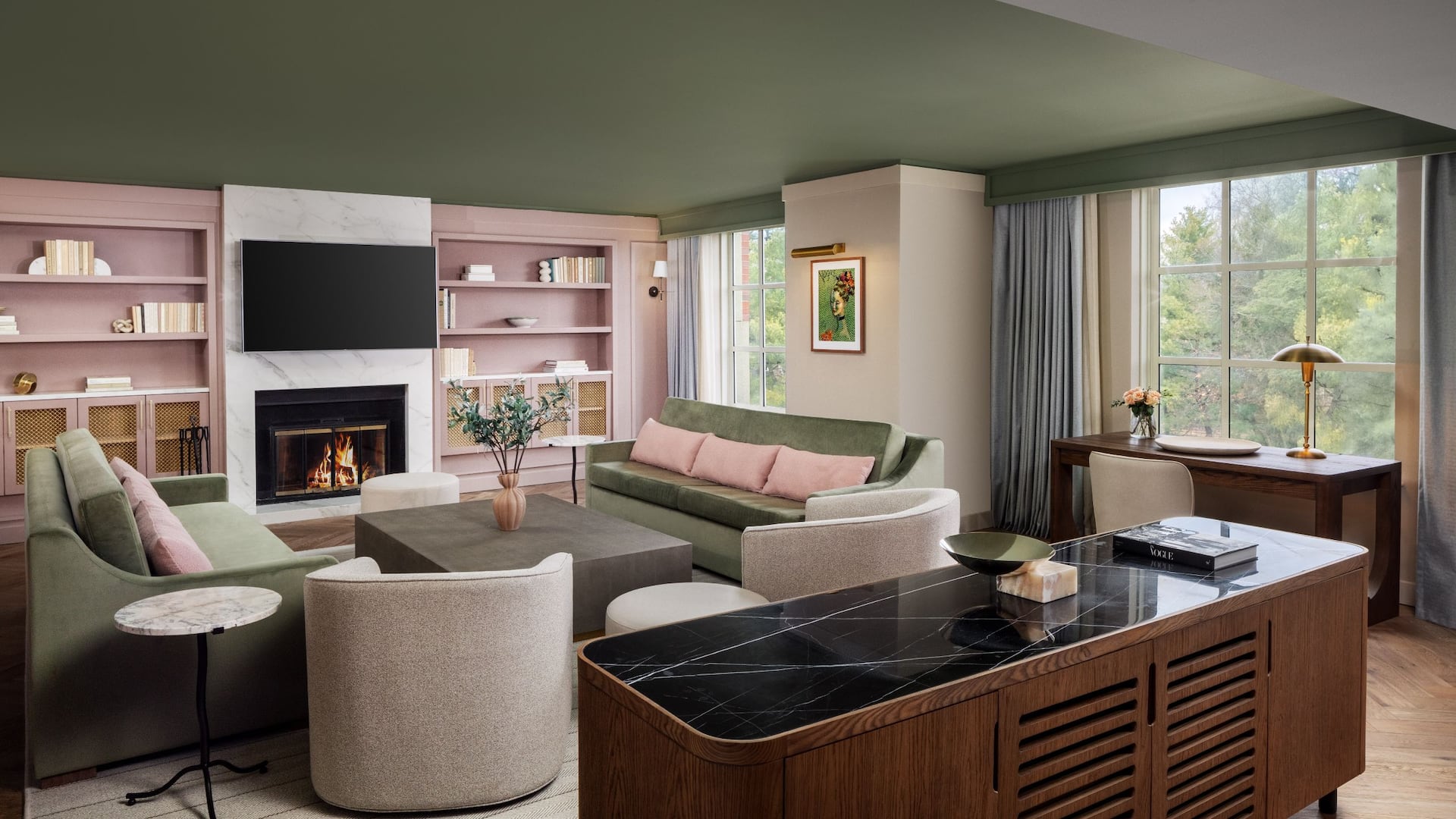 Hyatt Regency Greenwich Presidential Suite Living Room