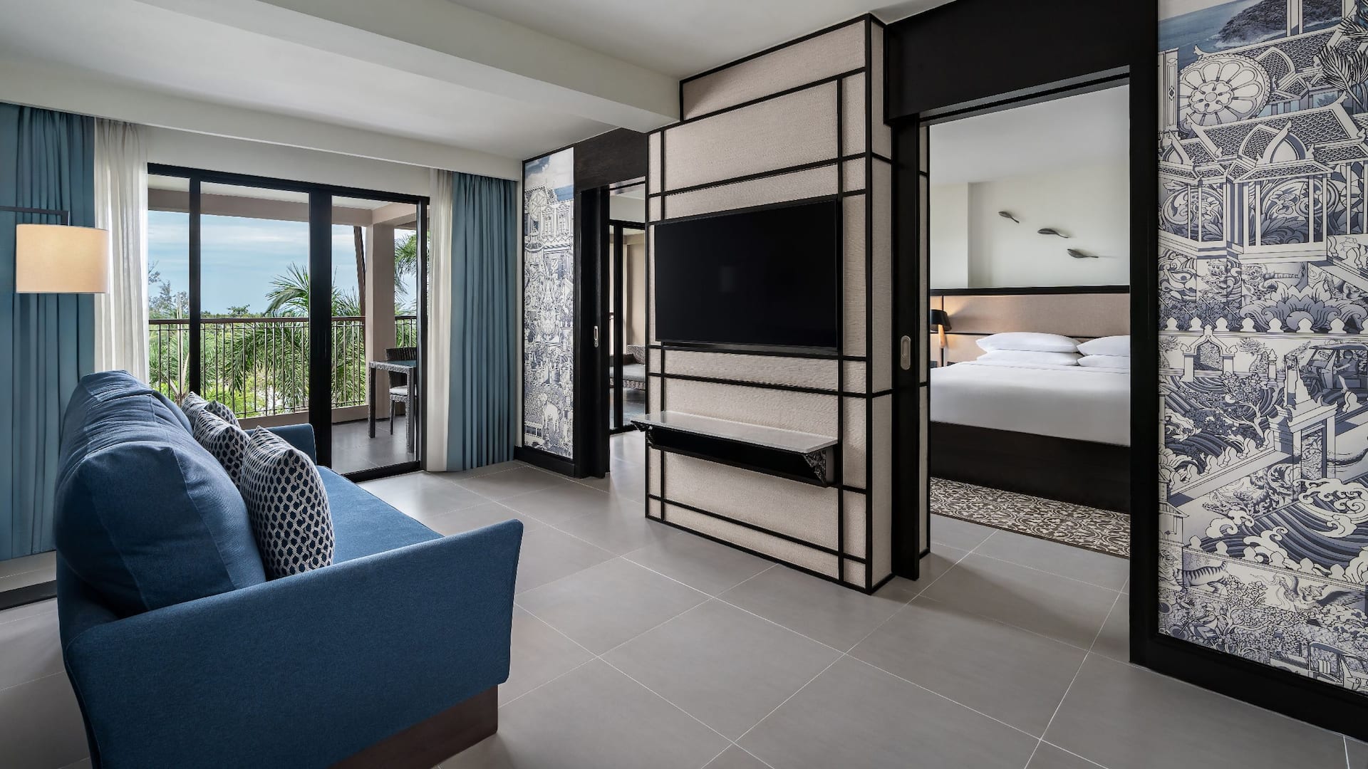 2 จาก 5 Hyatt Regency Phuket Resort Two Bedroom Regency Suite Living Space Area