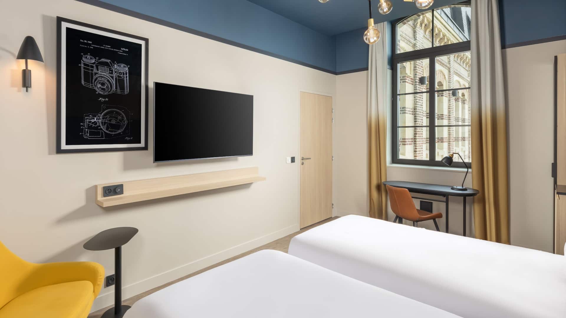 第 6，共 6 Hyatt Place Rouen Accessible Twin TV View