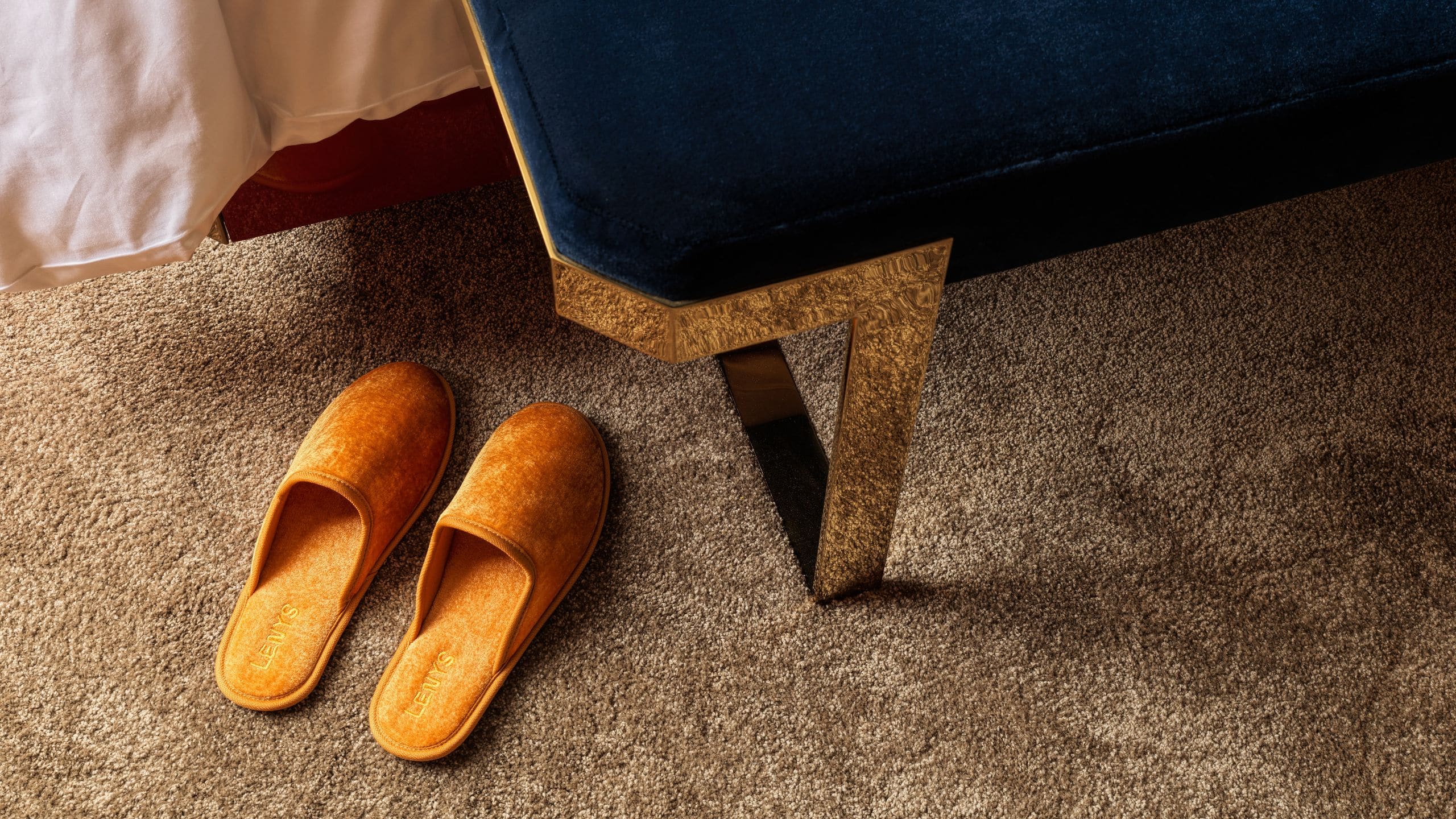 The Manner King Bed Deluxe Slippers