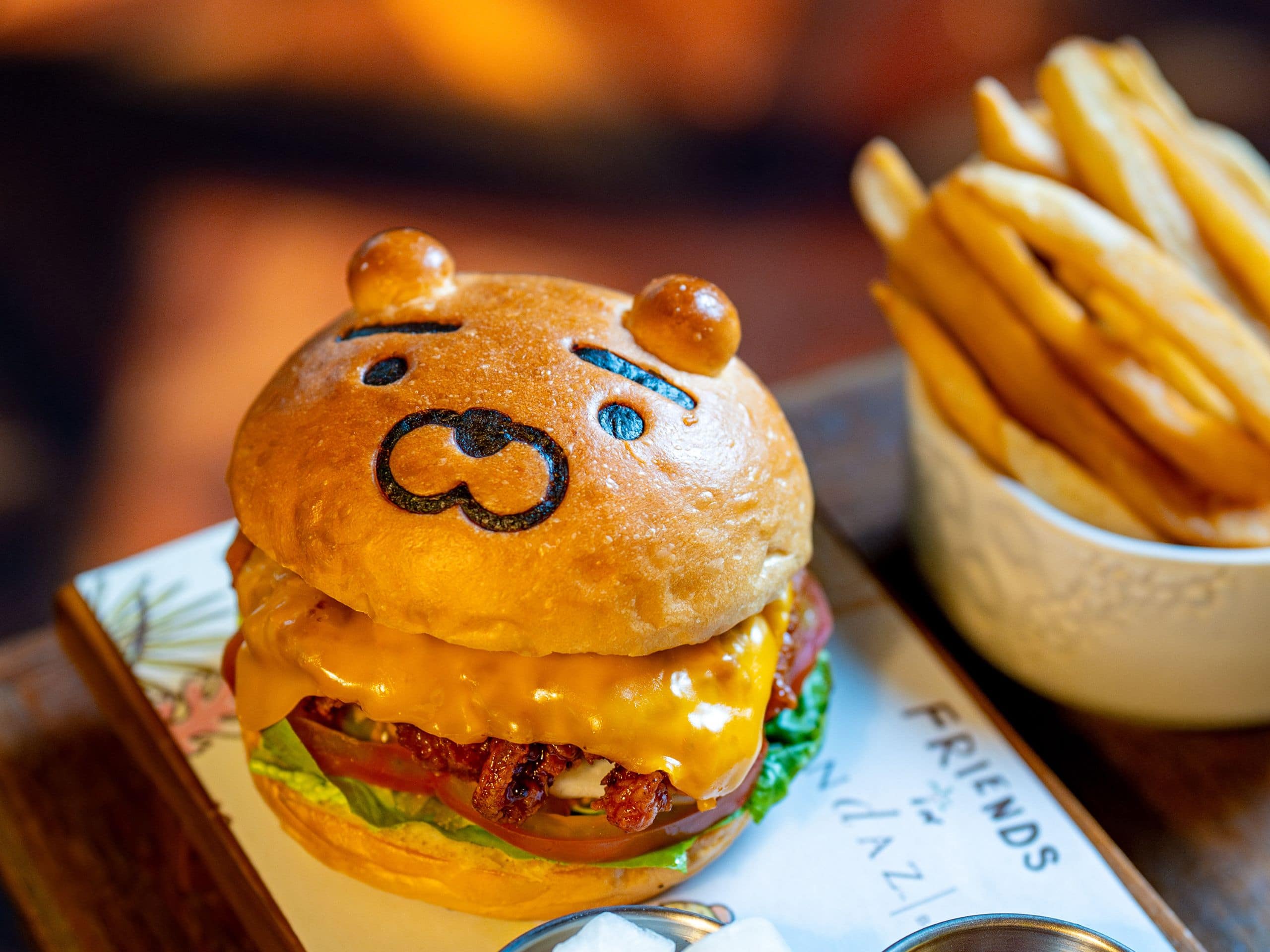 Andaz Bali Kakao Ryans Spicy Chicken Burger