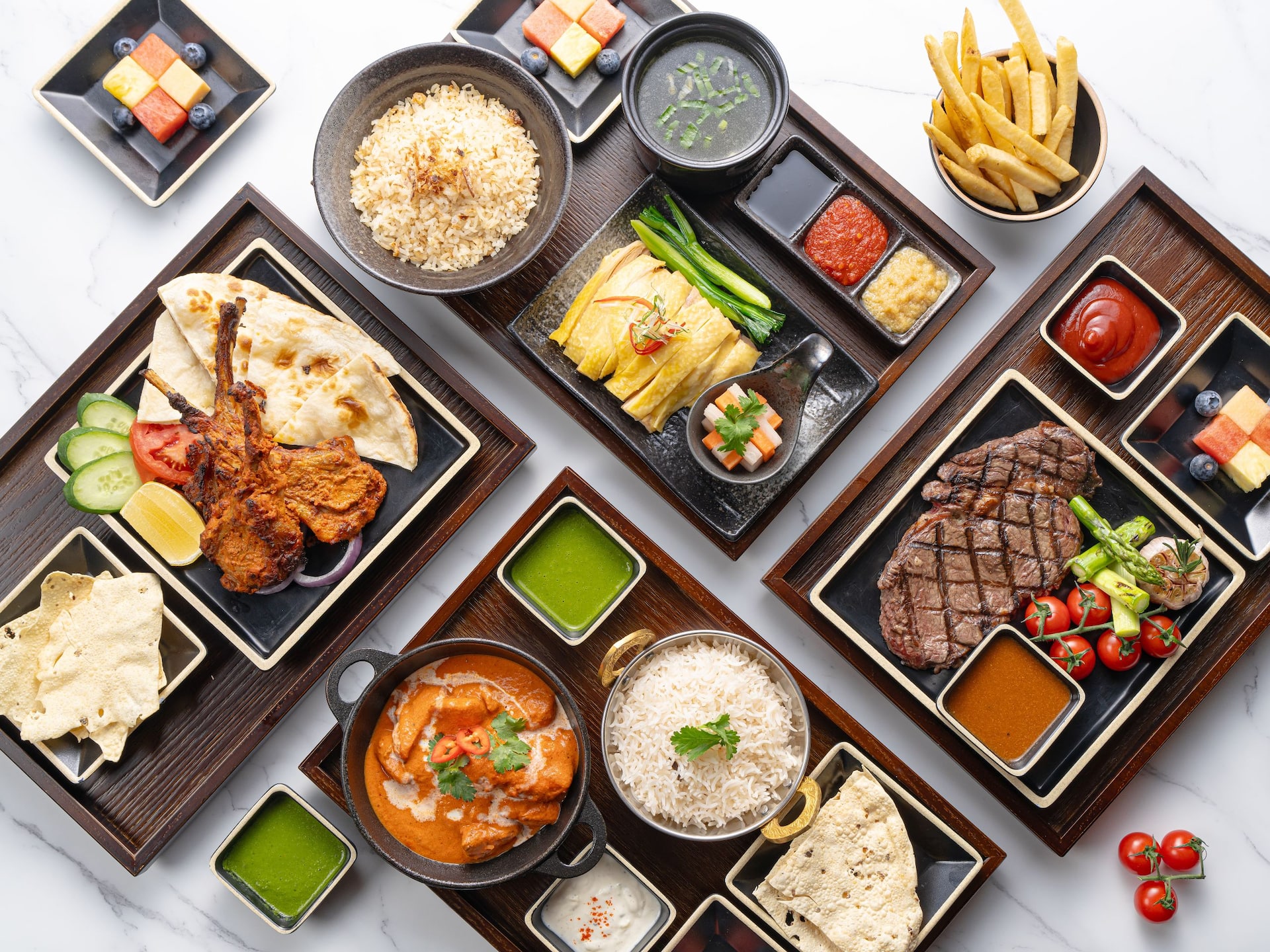 Hyatt Regency Hong Kong, Tsim Sha Tsui Cafe Tray Set Maincourse Layout