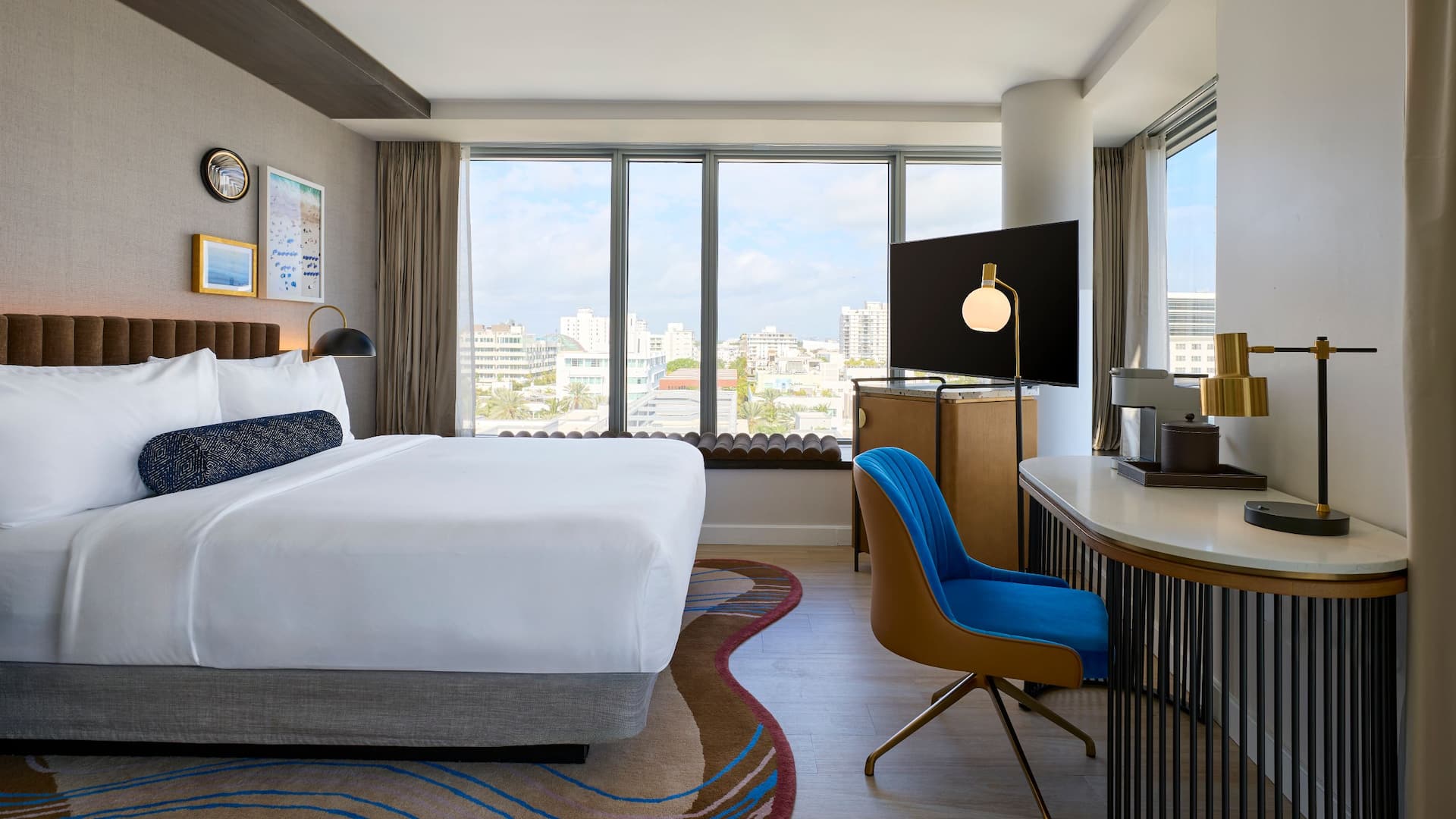 2 of 6 Hyatt Centric South Beach Miami King Deluxe City View Room