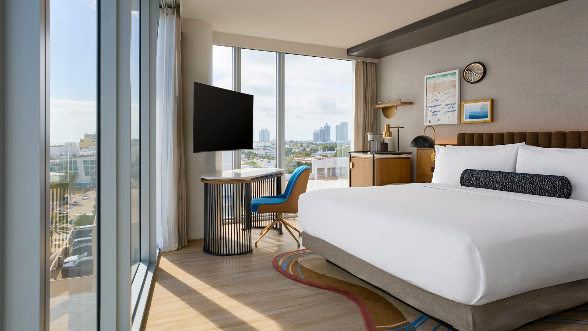 2 of 3 Hyatt Centric South Beach Miami King Deluxe Ocean View Angle