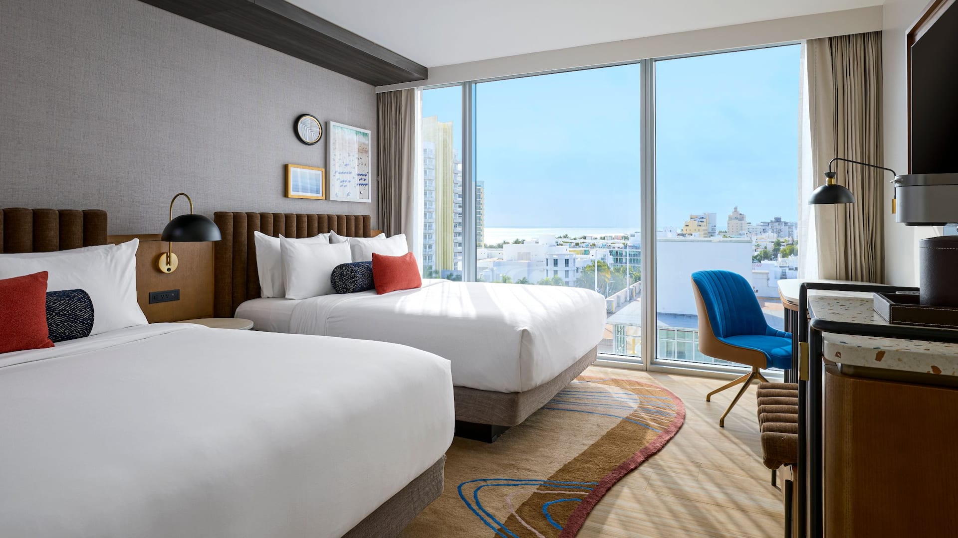 1 of 4 Hyatt Centric South Beach Miami Double Queen Deluxe Ocean View