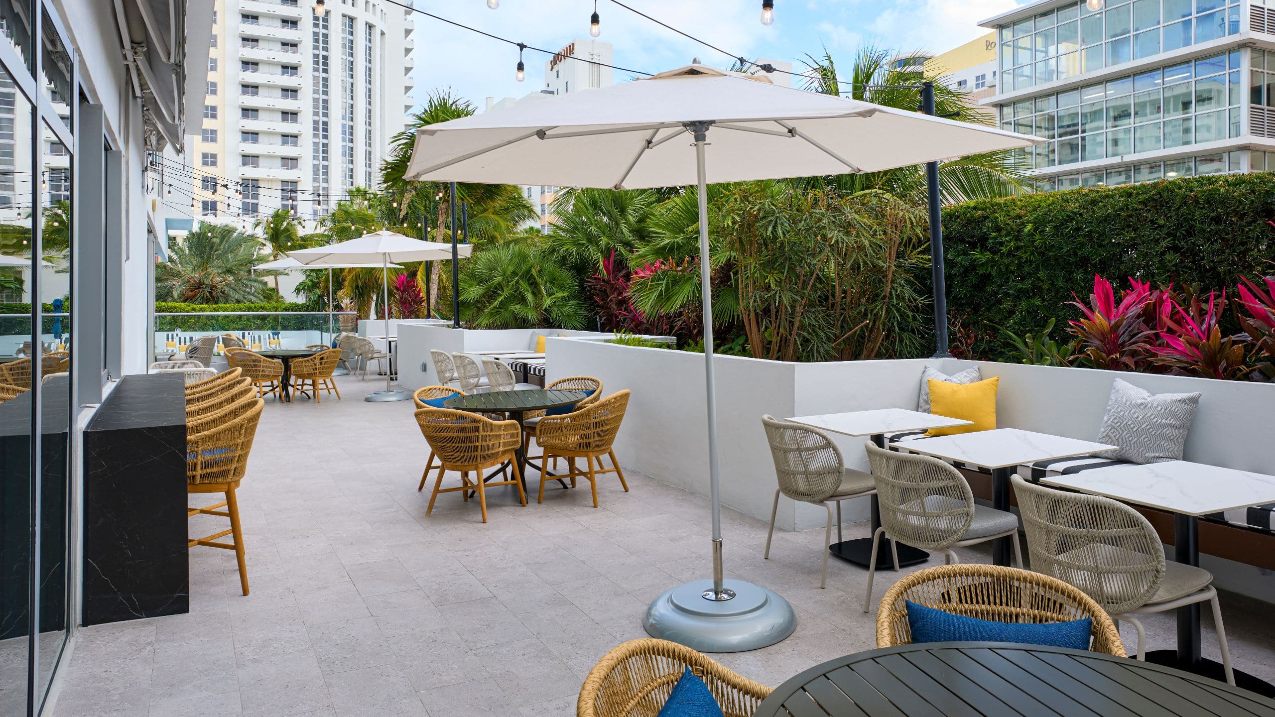 Hyatt Centric South Beach Miami Patio Seating