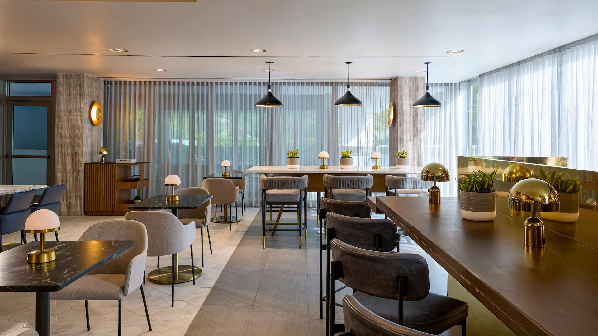 2 of 5 Hyatt Centric South Beach Miami Lobby Bar Seating