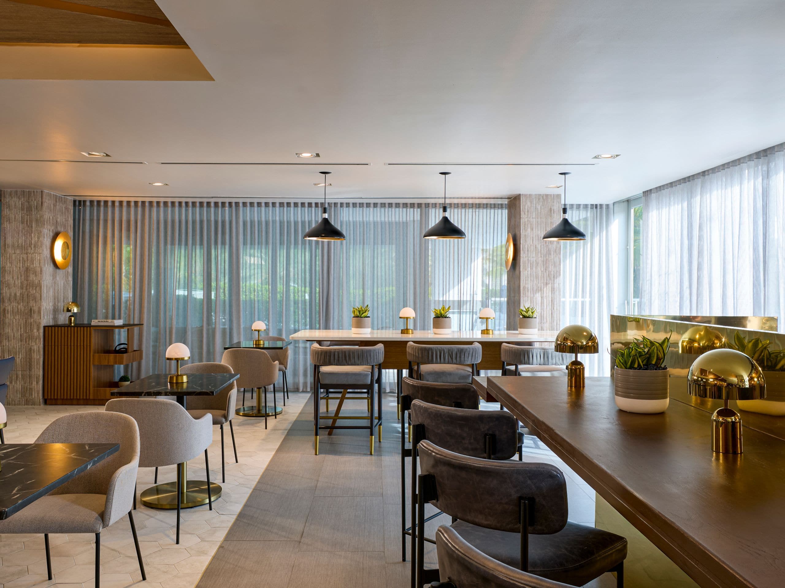 Hyatt Centric South Beach Miami Lobby Bar Seating