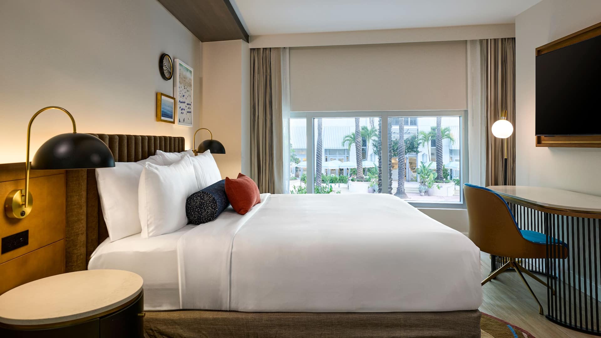 1 of 2 Hyatt Centric South Beach Miami Accessible Suite Bedroom