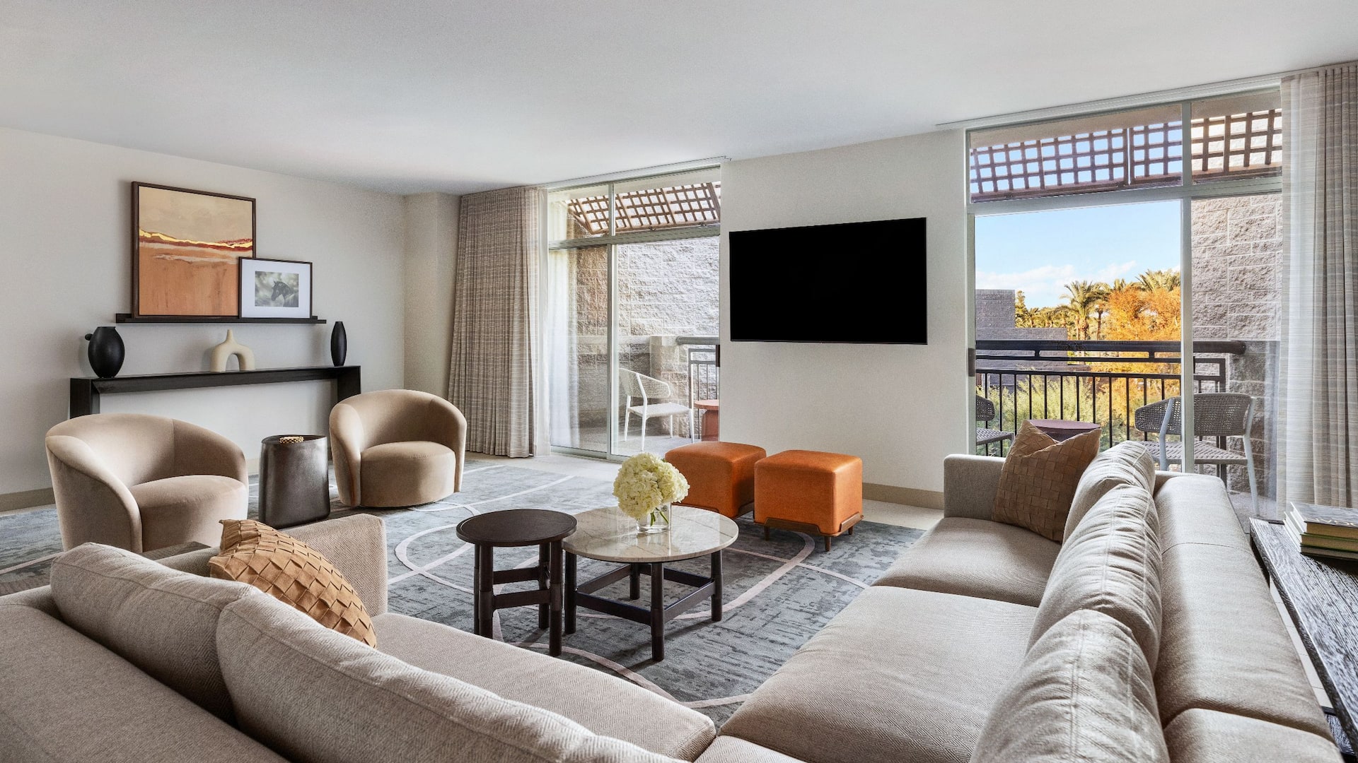 5 of 5 Grand Hyatt Scottsdale Resort Signature Suite Living Room