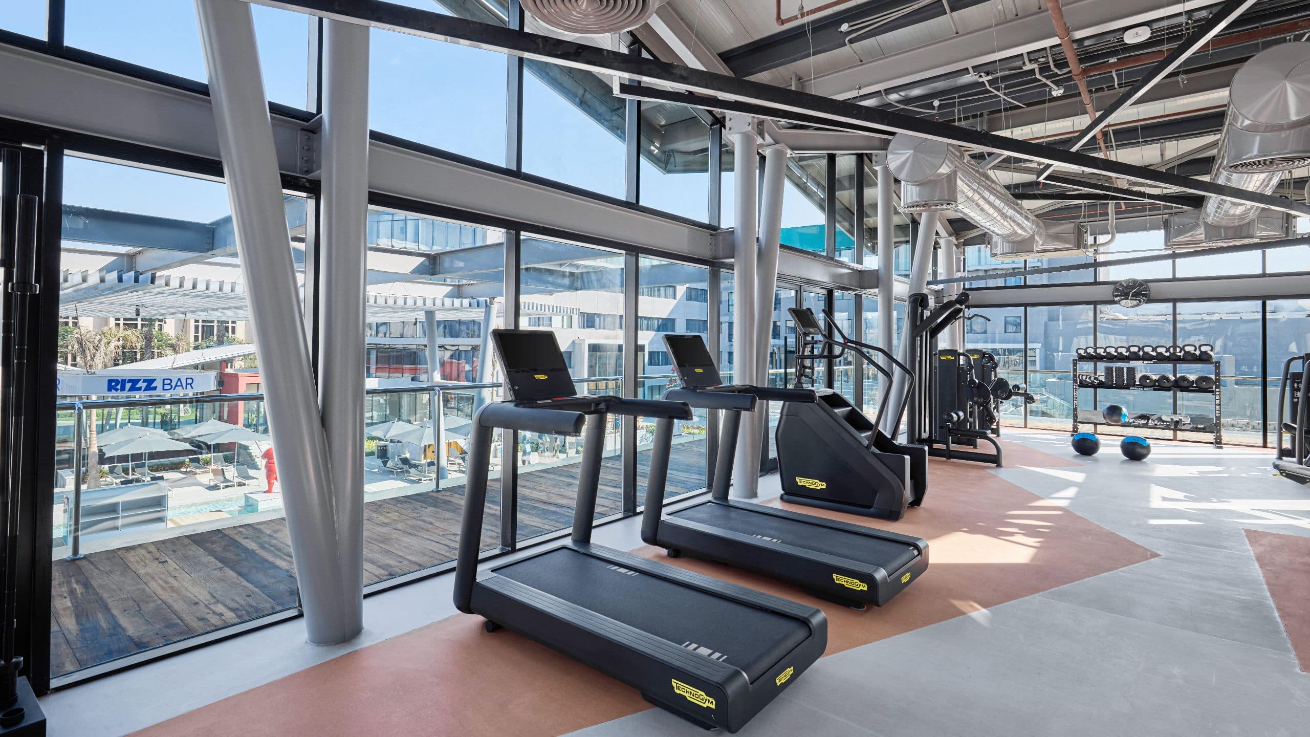 Hyatt Centric Cairo West Gym View