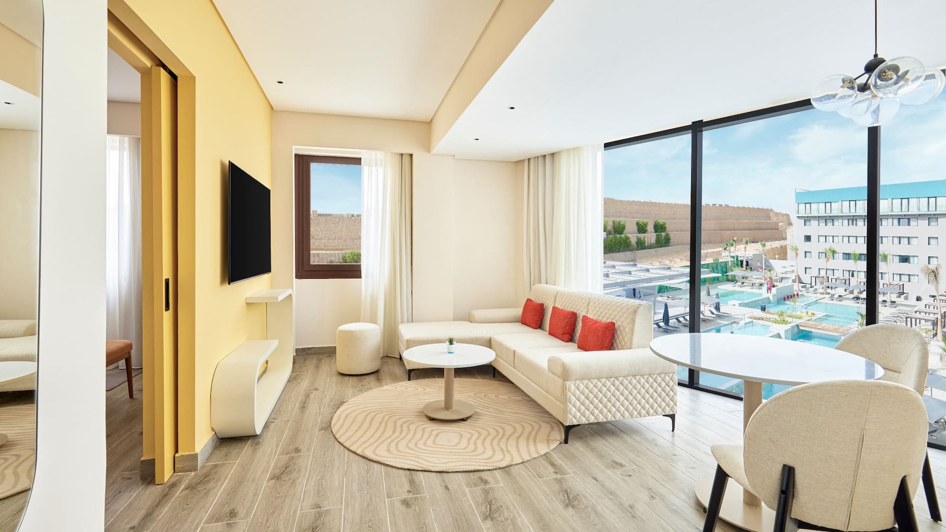 7 of 7 Hyatt Centric Cairo West One Bed Room Premium Suite Living Area