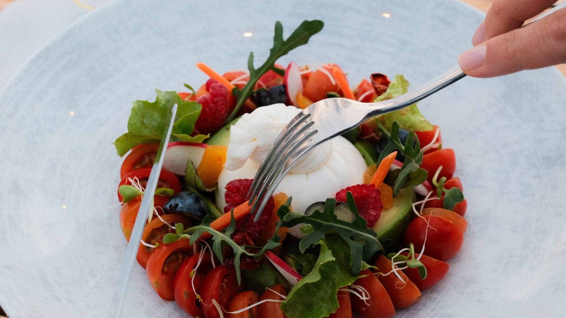 3 of 3 Hyatt Regency Taghazout Burrata Cheese Salad