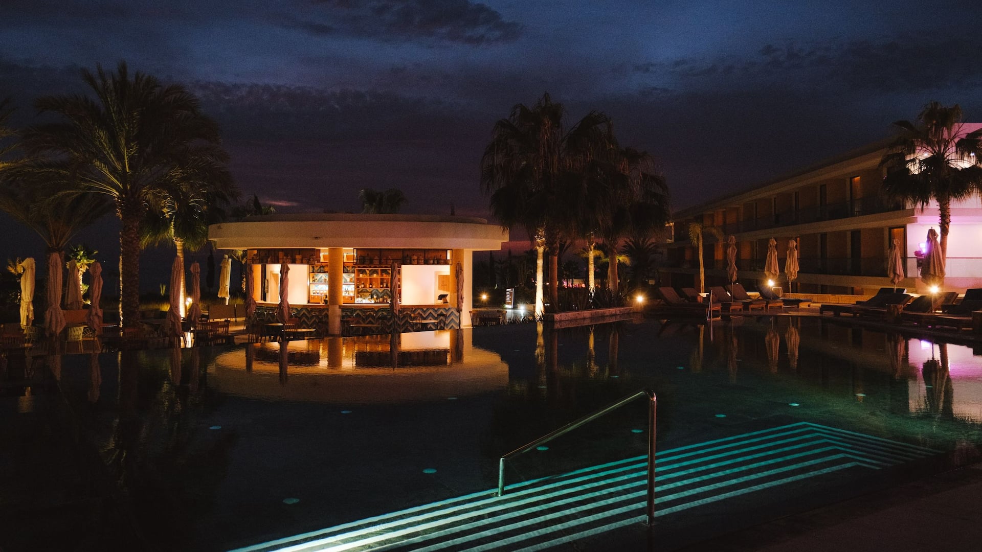 2 of 4 Hyatt Regency Taghazout Evening Poolside