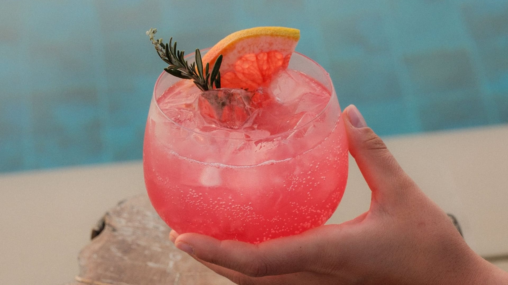 3 of 4 Hyatt Regency Taghazout Pink Cocktail