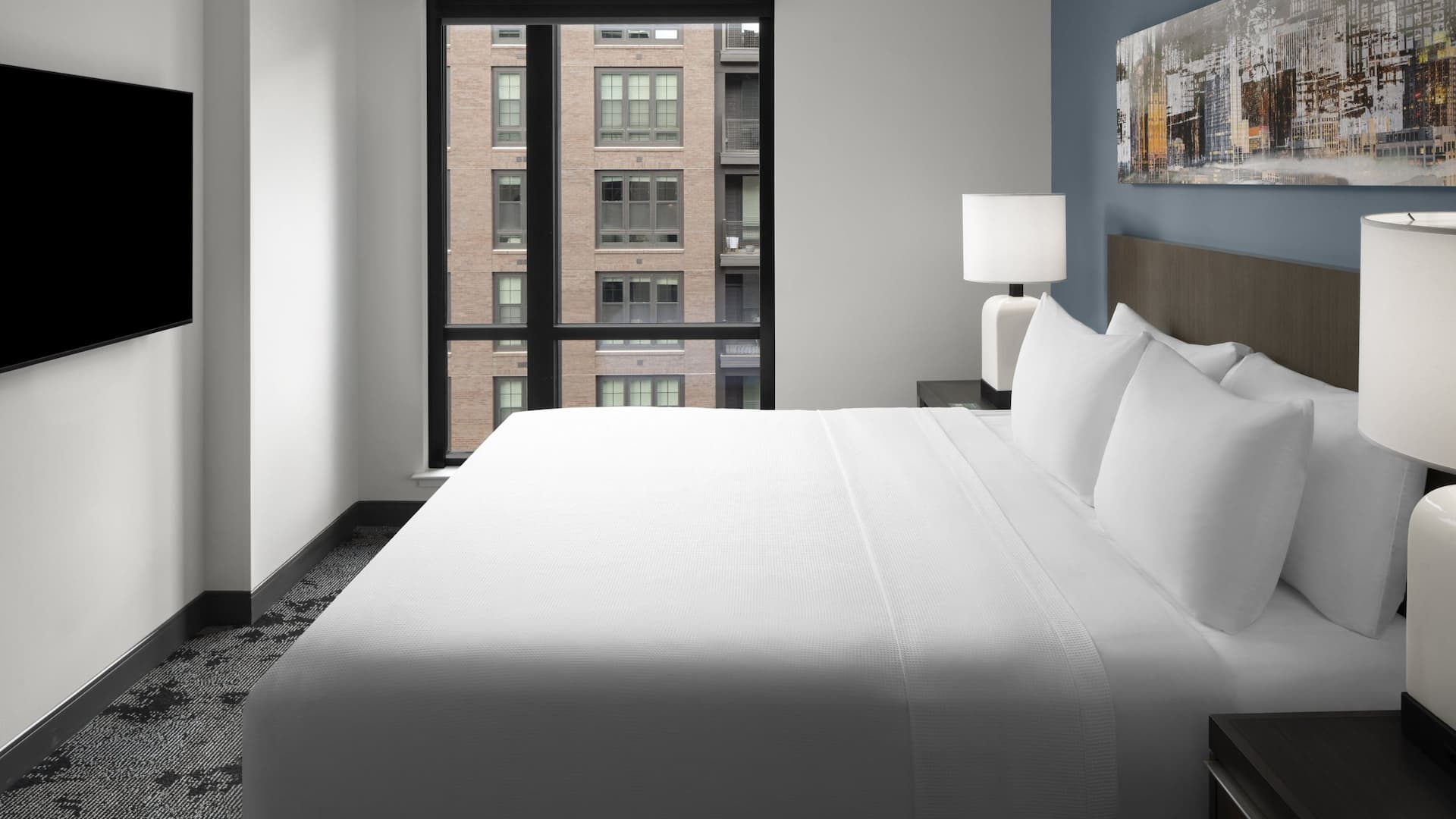 Hyatt House Raleigh Downtown / Seaboard Station One Bedroom King Suite Bedroom