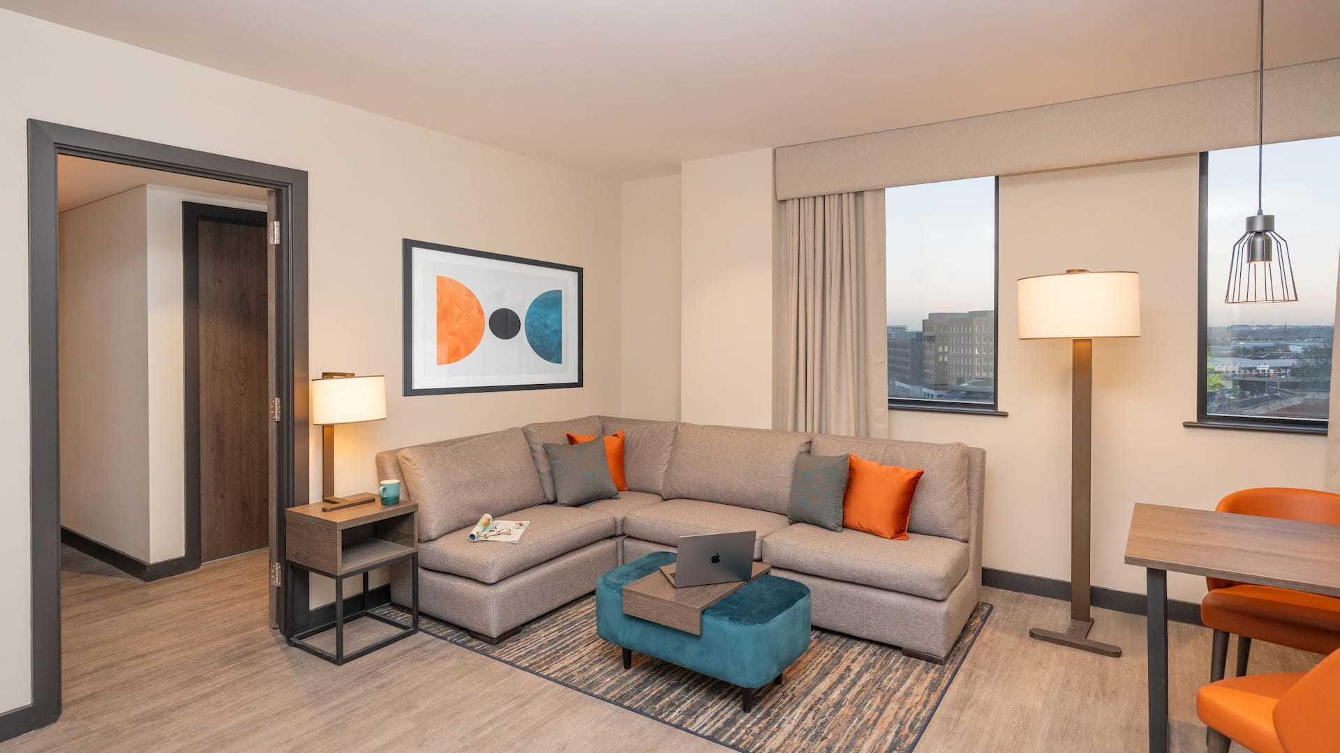 Hyatt House Leeds 1 Bedroom Suite Sofa
