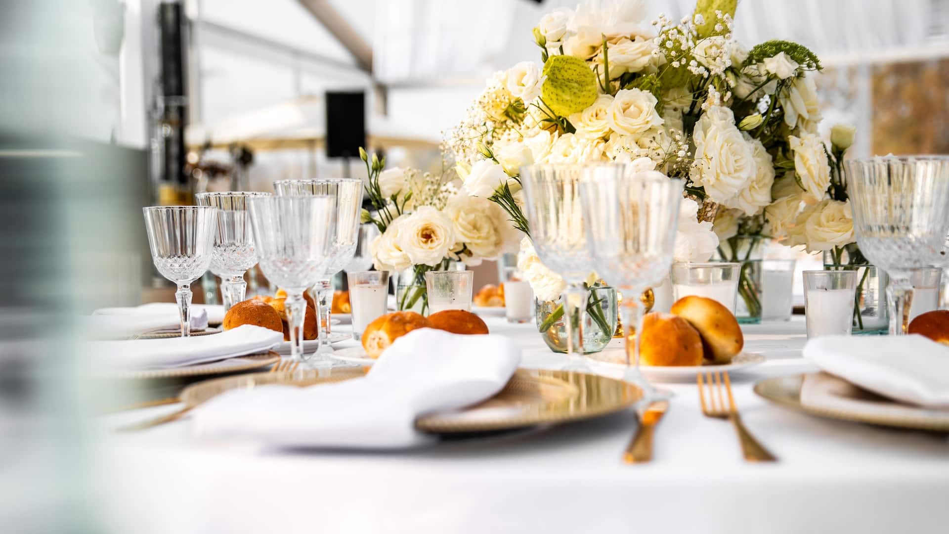 Hyatt Regency Taghazout Boho Wedding Reception Table Setup