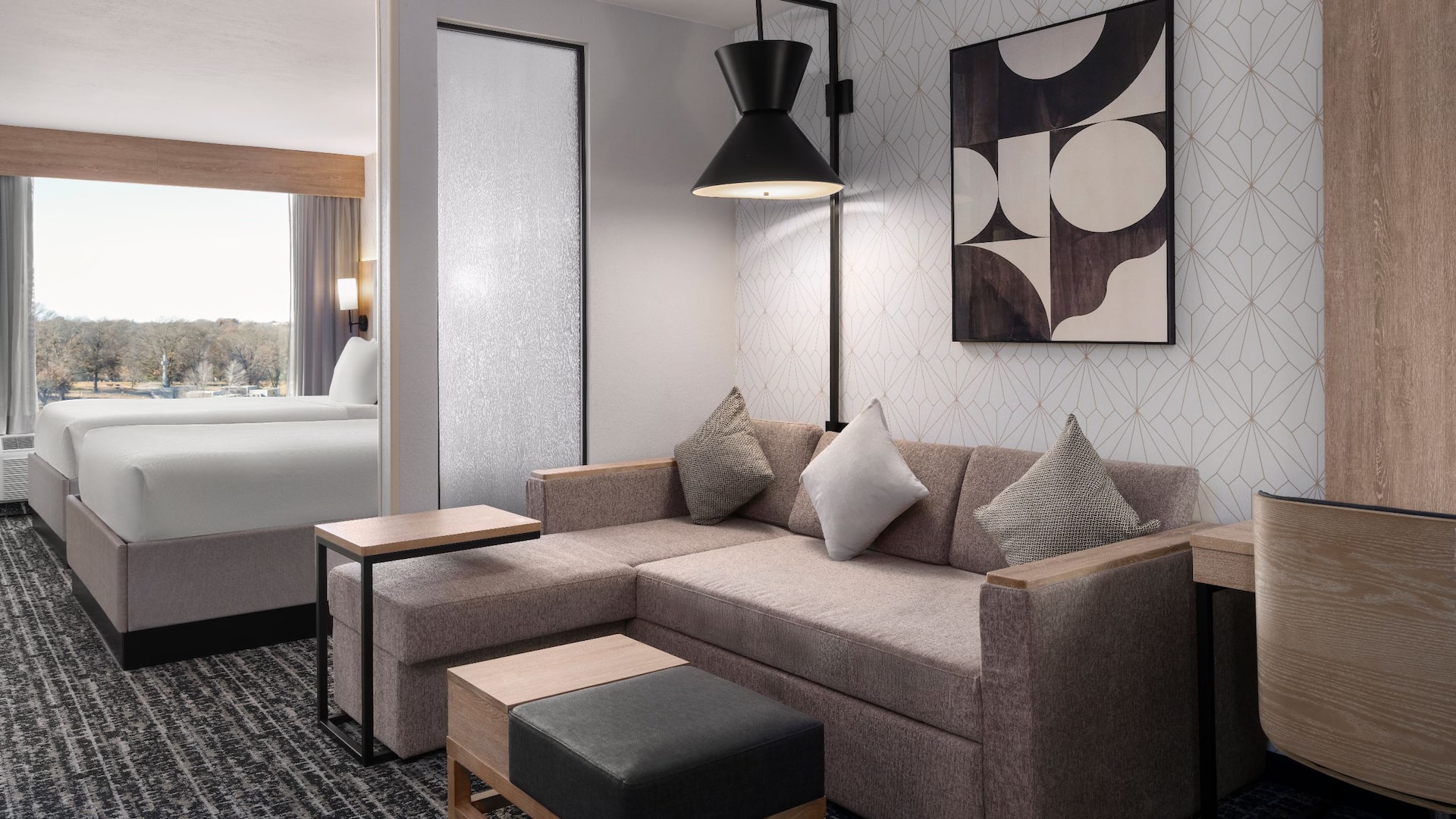 Hyatt Place Kansas City/Overland Park/Metcalf Double Beds Seating