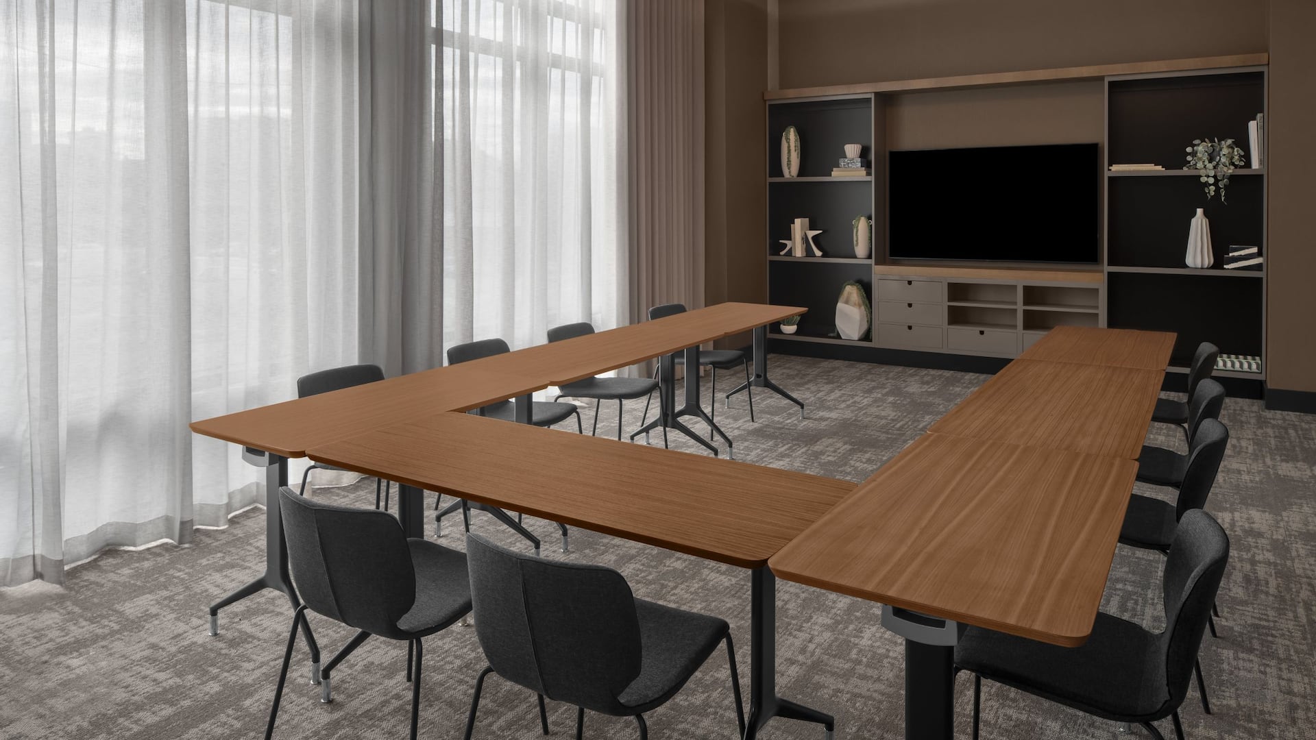 Hyatt House Raleigh Downtown / Seaboard Station Meeting Space U-Shaped