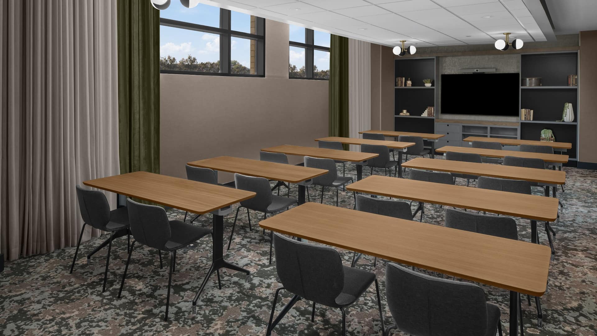 Hyatt House Raleigh Downtown / Seaboard Station Meeting Space Gathering Classroom