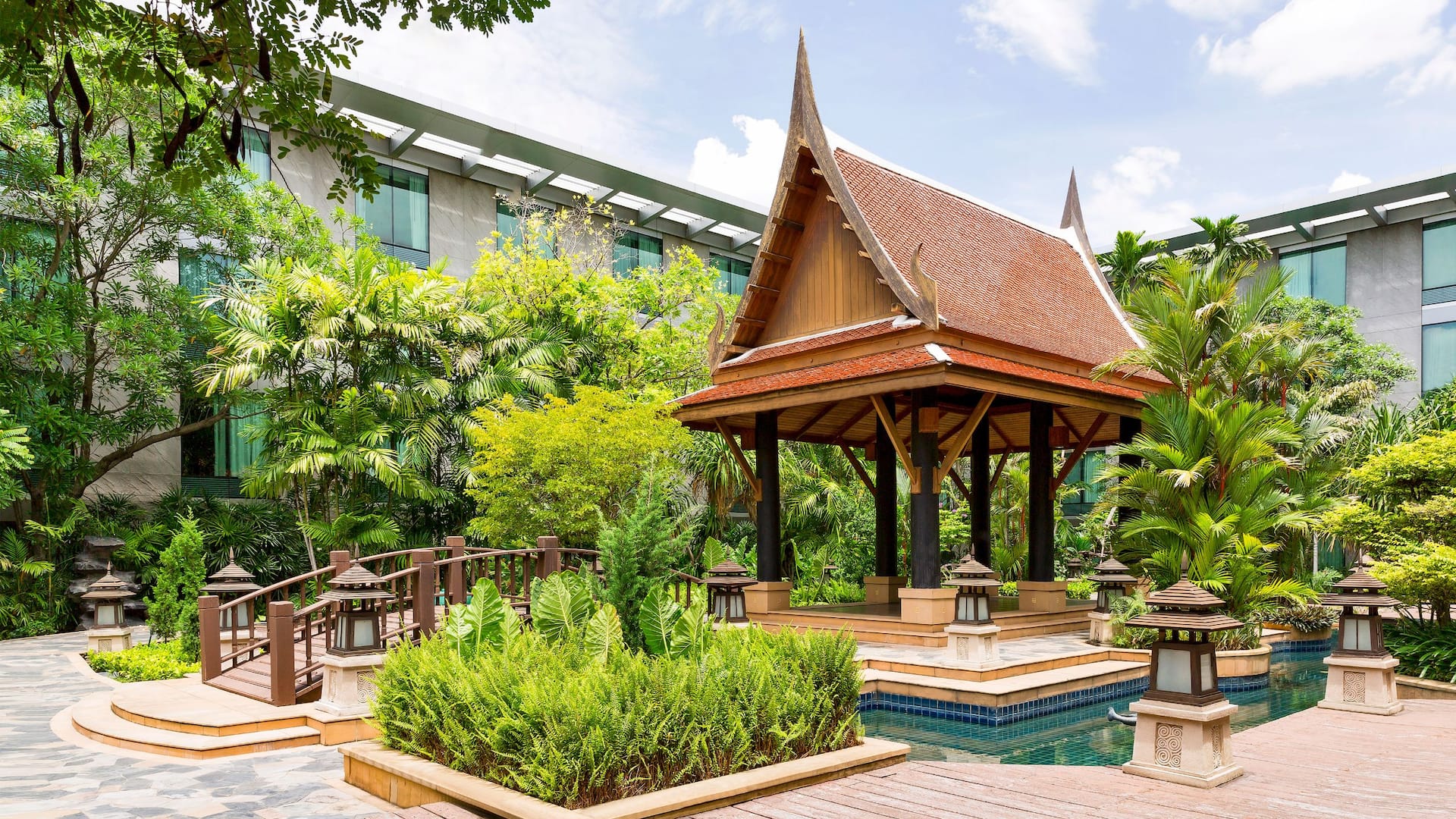 Hyatt Regency Bangkok Suvarnabhumi Airport Thai Garden