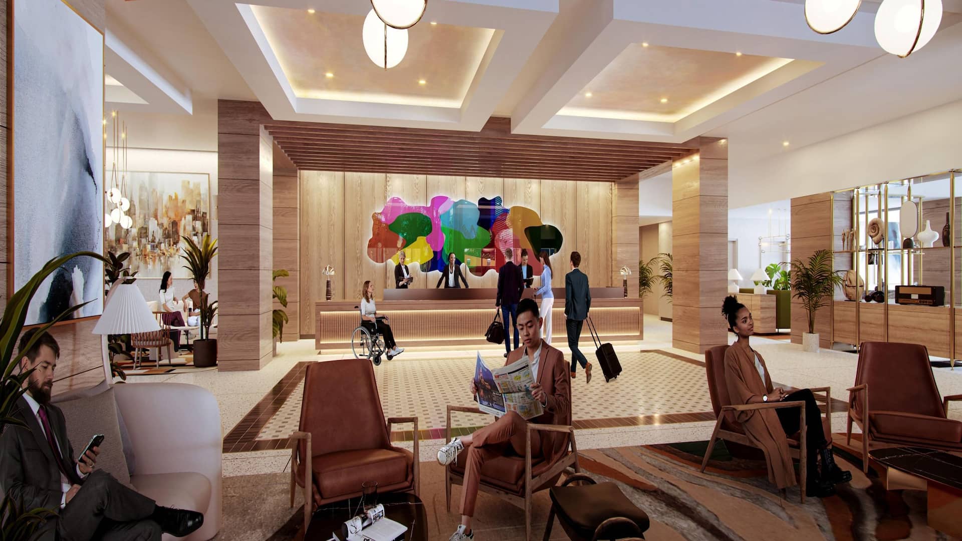 Hyatt Regency Times Square Lobby Check-in